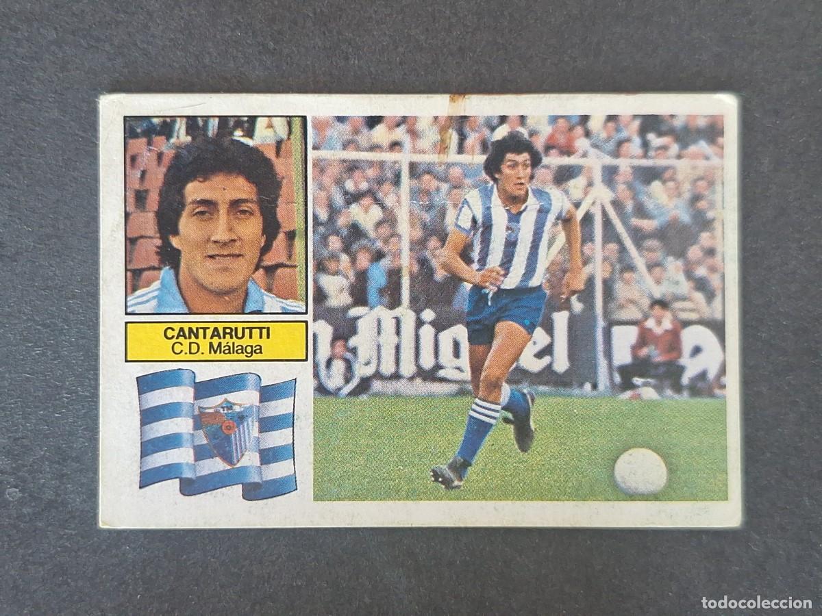 Fu&szlig;ball-Sticker: L6 CANTARUTTI C. D. MALAGA LIGA ESTE 1982 1983 82 83 DESPEGADO RECUPERADO DEL ALBUM