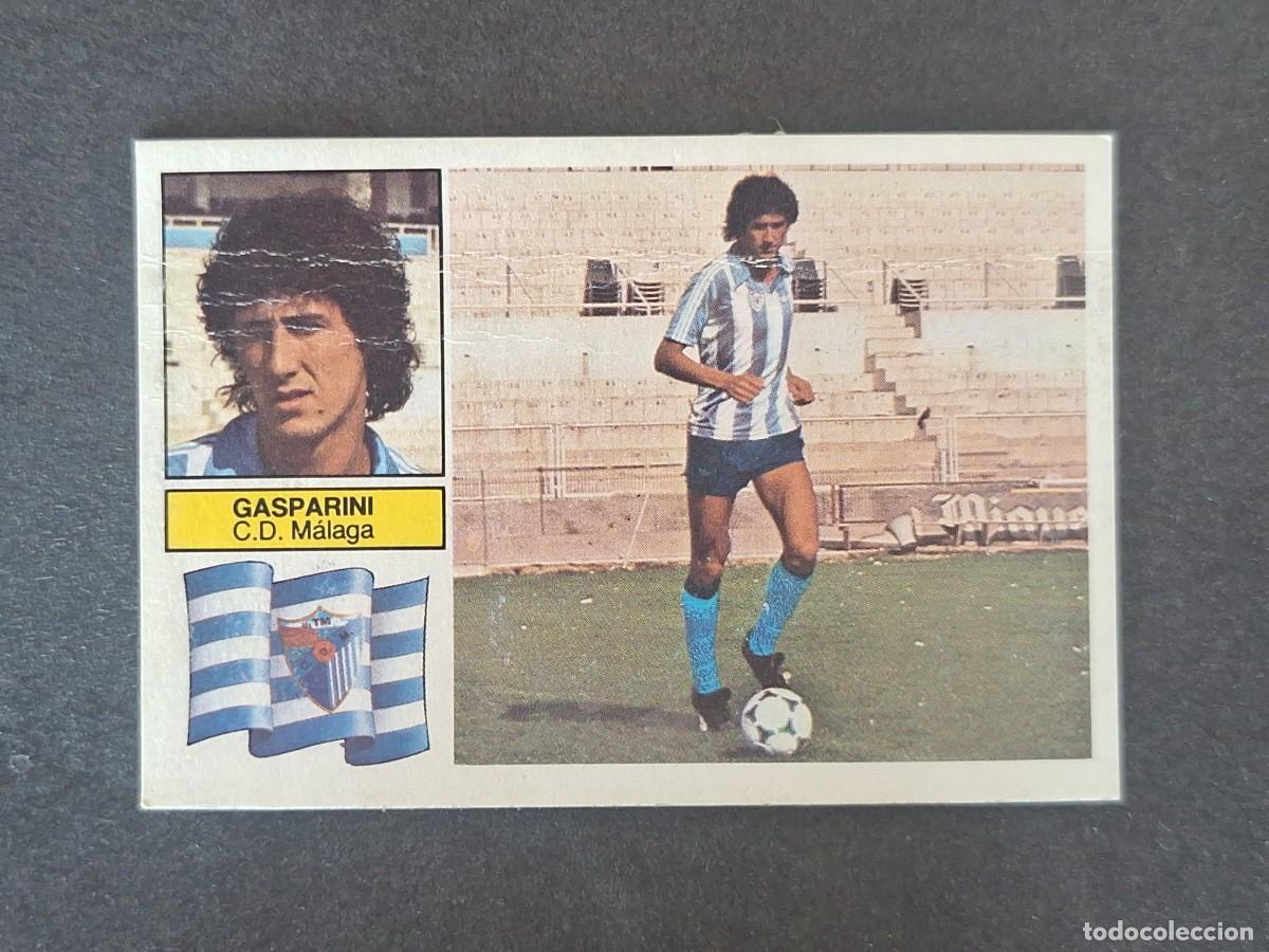 Cromos de f&uacute;tbol: L6 GASPARINI C. D. MALAGA LIGA ESTE 1982 1983 82 83 DESPEGADO RECUPERADO DEL ALBUM