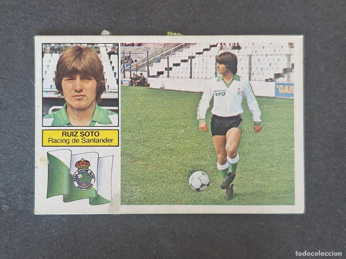 Cromos de f&uacute;tbol: L6 RUIZ SOTO RACING DE SANTANDER LIGA ESTE 1982 1983 82 83 DESPEGADO RECUPERADO DEL ALBUM
