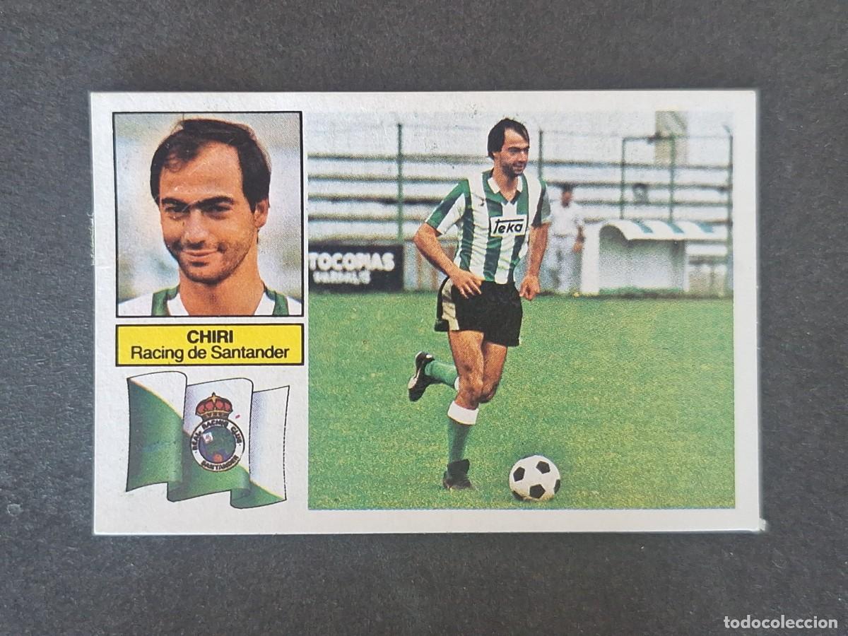 Cromos de f&uacute;tbol: L6 CHIRI RACING DE SANTANDER LIGA ESTE 1982 1983 82 83 DESPEGADO RECUPERADO DEL ALBUM
