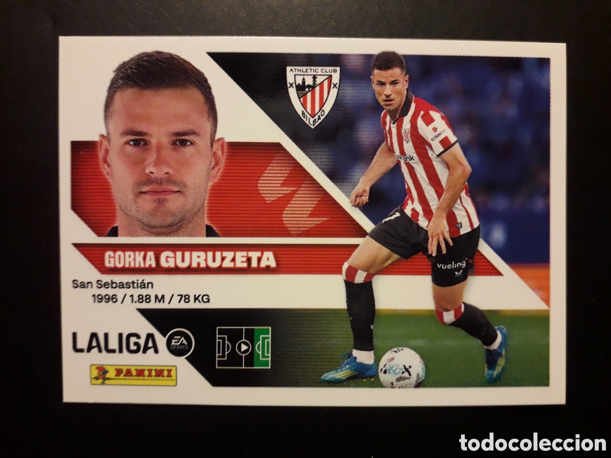 Cromos de f&uacute;tbol: GURUZETA ATHLETIC DE BILBAO N&deg; 20 ED ESTE 2026 2027 26 27 SIN PEGAR PEDIDO M&Iacute;NIMO 3&euro;