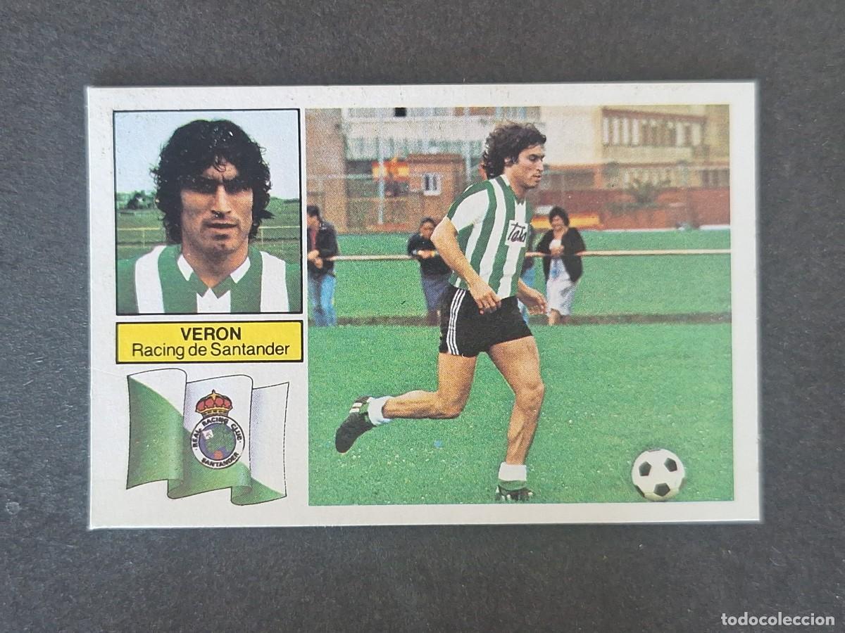 Cromos de f&uacute;tbol: L6 VERON RACING DE SANTANDER LIGA ESTE 1982 1983 82 83 DESPEGADO RECUPERADO DEL ALBUM