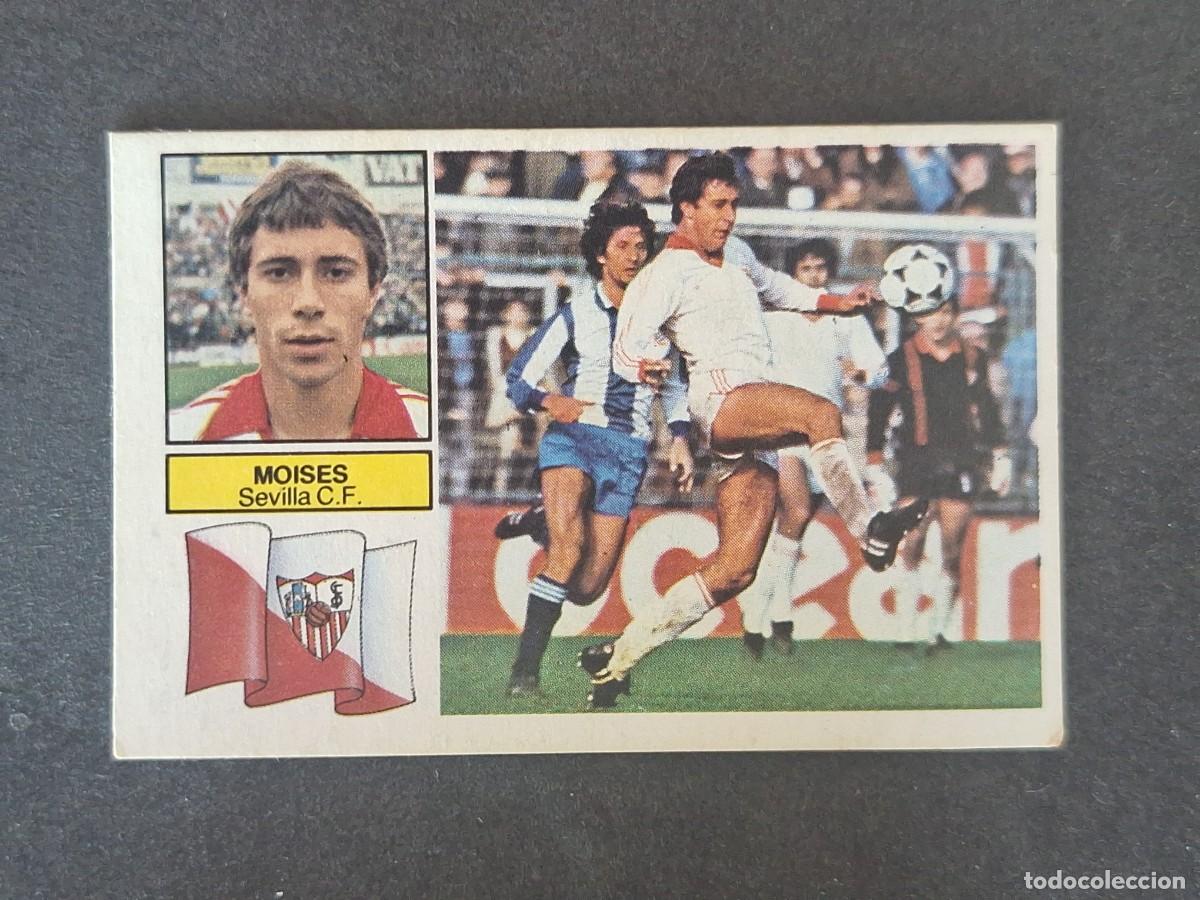Cromos de f&uacute;tbol: L6 MOISES SEVILLA C. F. LIGA ESTE 1982 1983 82 83 DESPEGADO RECUPERADO DEL ALBUM