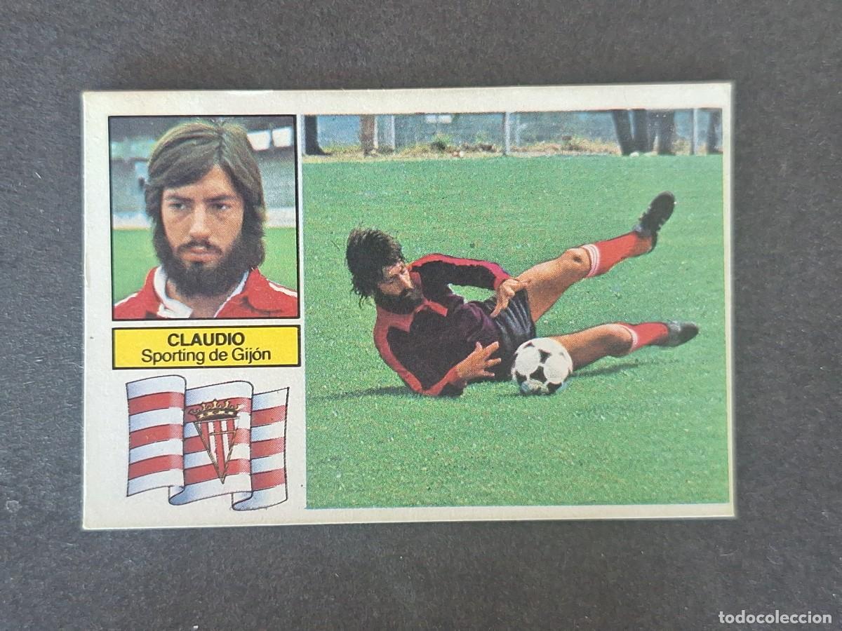 Cromos de f&uacute;tbol: L6 CLAUDIO SPORTING DE GIJON LIGA ESTE 1982 1983 82 83 DESPEGADO RECUPERADO DEL ALBUM