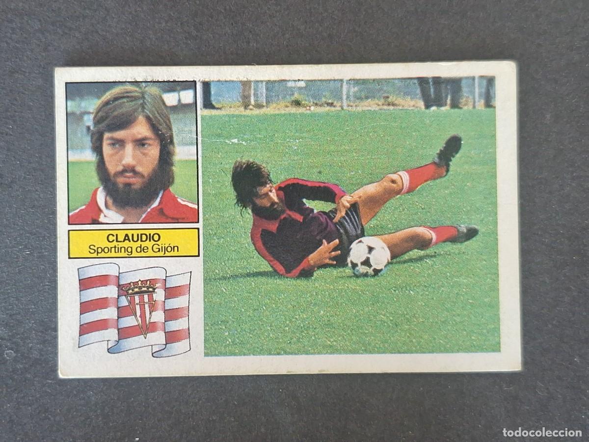 Cromos de f&uacute;tbol: L6 CLAUDIO SPORTING DE GIJON LIGA ESTE 1982 1983 82 83 DESPEGADO RECUPERADO DEL ALBUM