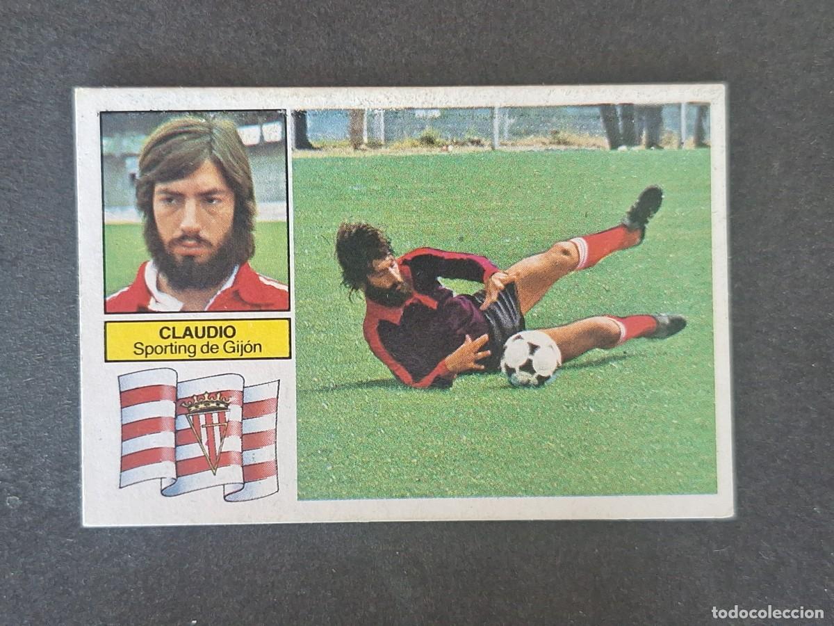Cromos de f&uacute;tbol: L6 CLAUDIO SPORTING DE GIJON LIGA ESTE 1982 1983 82 83 DESPEGADO RECUPERADO DEL ALBUM