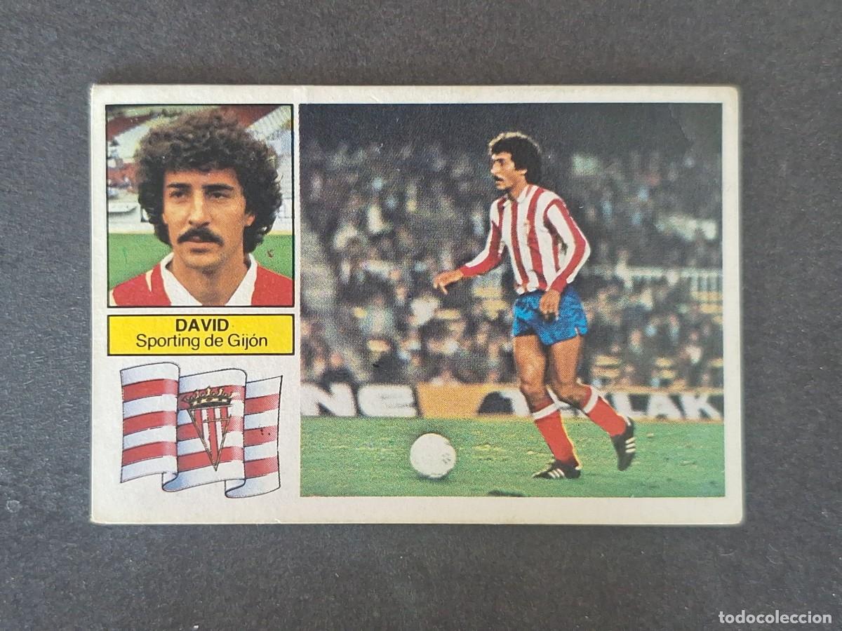 Cromos de f&uacute;tbol: L6 DAVID SPORTING DE GIJON LIGA ESTE 1982 1983 82 83 DESPEGADO RECUPERADO DEL ALBUM