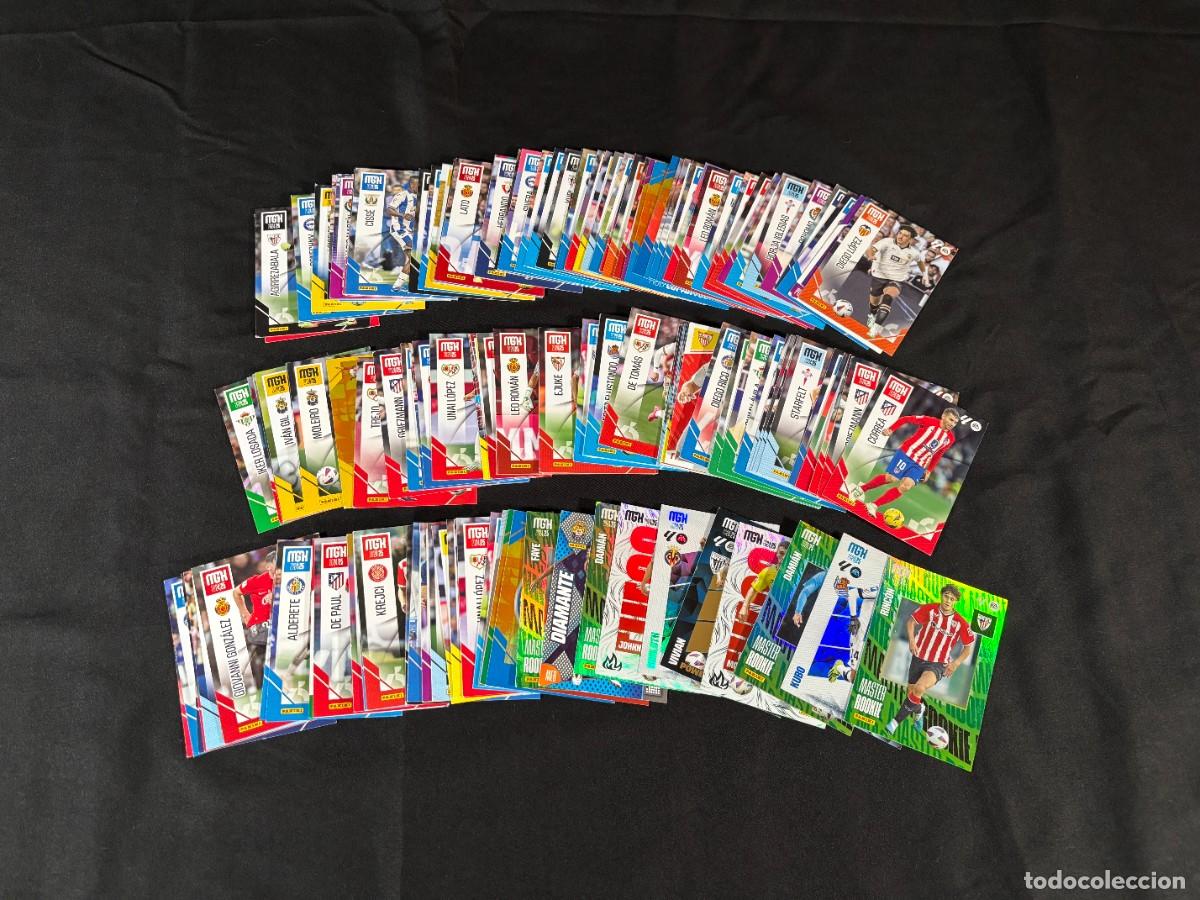 Cromos de f&uacute;tbol: Lote 150 cartas Megacracks MGK 2024-25 Panini LaLiga + Master Rookie y especiales
