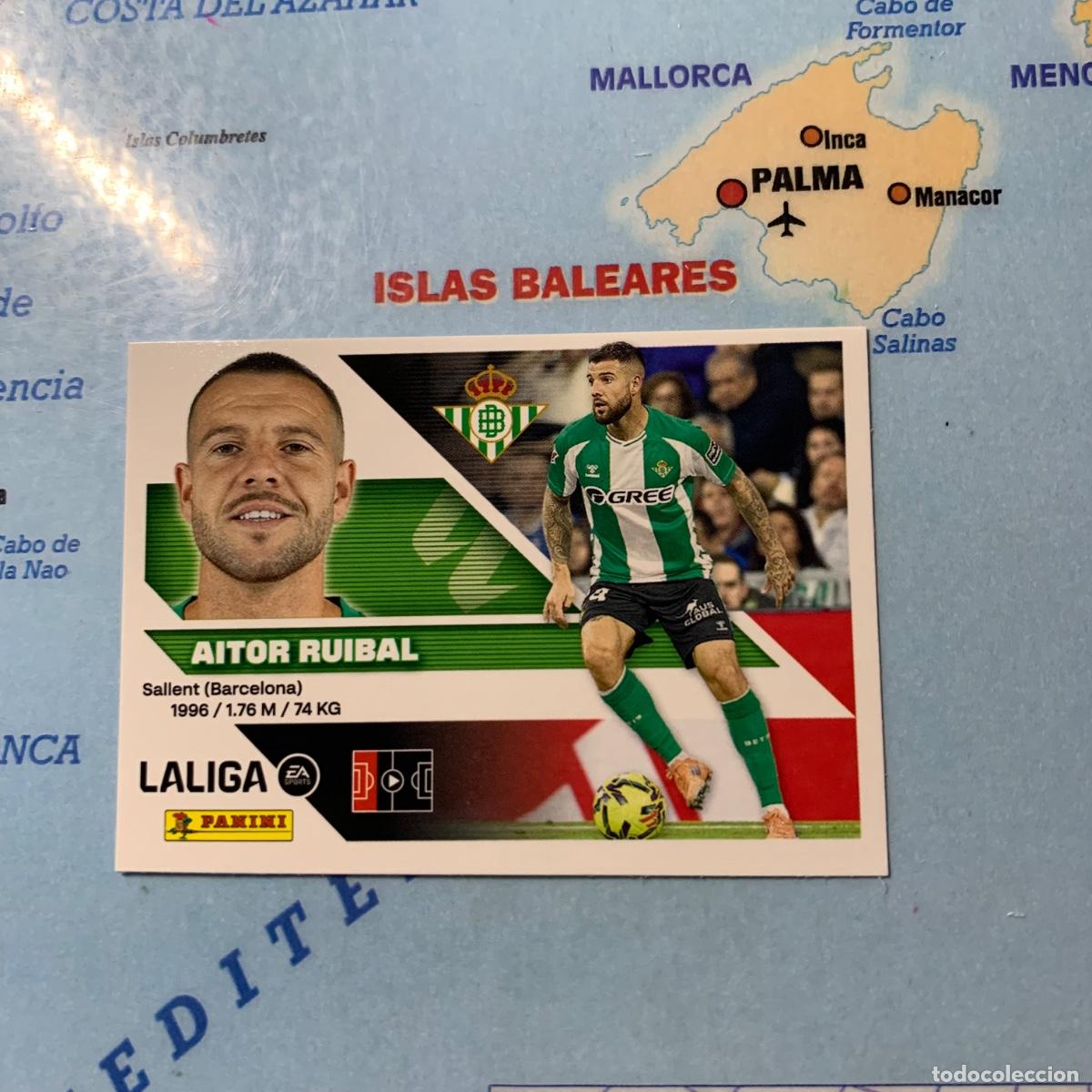 Cromos de f&uacute;tbol: Aitor Ruibal n&uacute;mero 5A del Betis cromo liga este 26-27 2026-2027