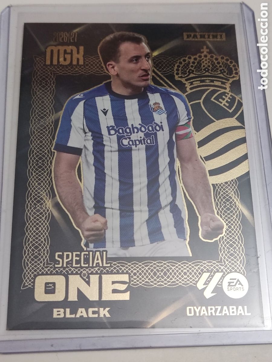 Cromos de f&uacute;tbol: Oyarzabal Special One Black Mgk 26 27