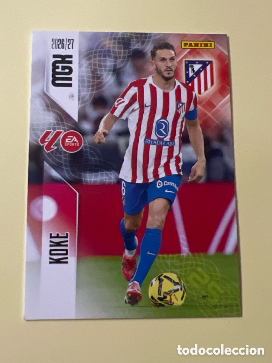 Figurine di Calcio: C4564. 64 KOKE ATL&Eacute;TICO DE MADRID MEGACRACKS MGK 26 27 PANINI 2026 2027