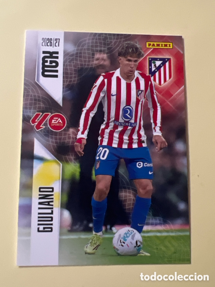 Cromos de Futebol: C4568. 69 GIULIANO ATL&Eacute;TICO DE MADRID MEGACRACKS MGK 26 27 PANINI 2026 2027