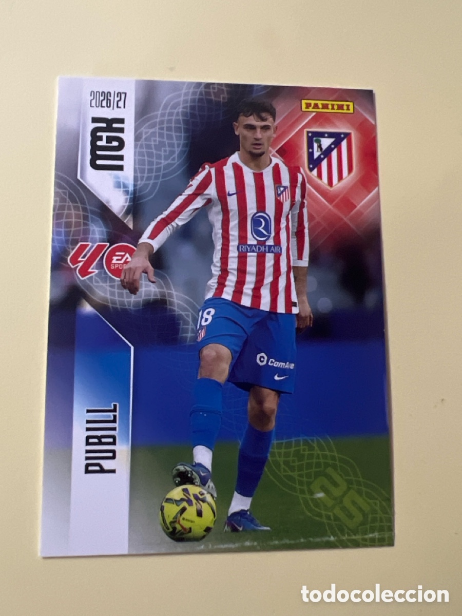 Cromos de Futebol: C4569. 60 PUBILL ATL&Eacute;TICO DE MADRID MADRID MEGACRACKS MGK 26 27 PANINI 2026 2027