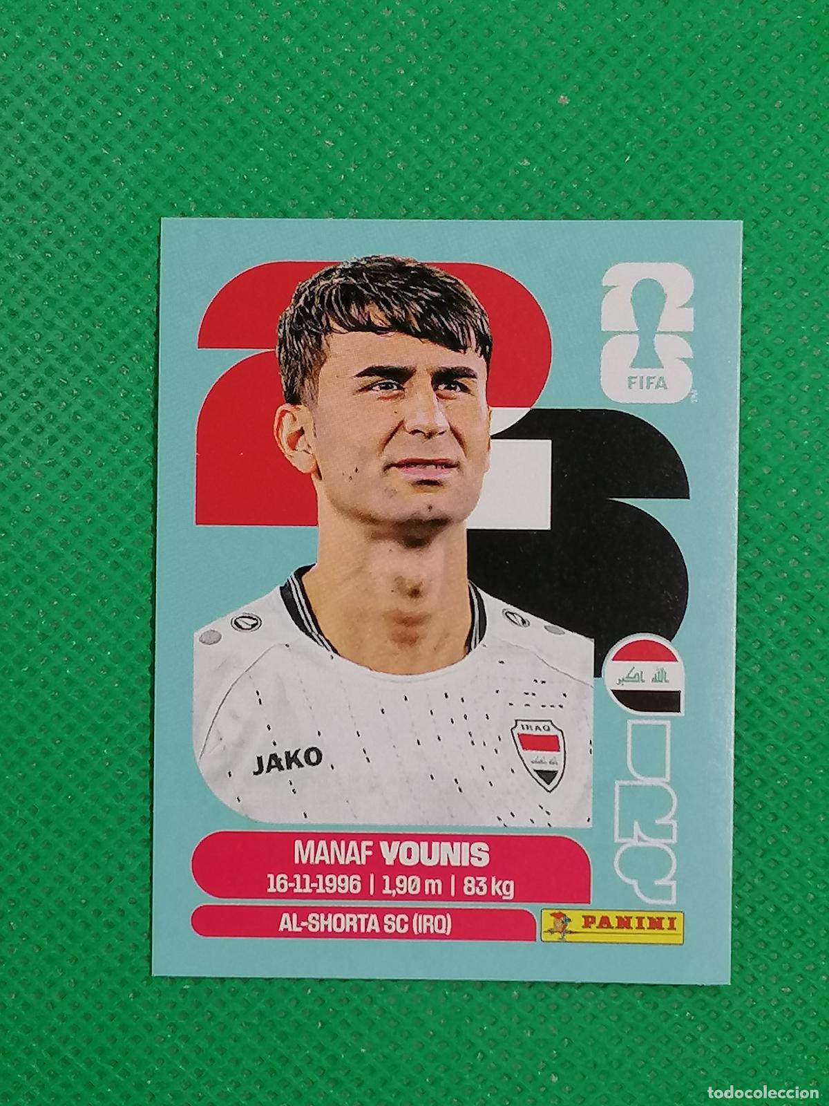 Cromos de f&uacute;tbol: IRQ 8 IRQ8 MANAF YOUNIS IRAQ ⚽ PANINI FIFA MUNDIAL WORLD CUP 26 2026 STICKER ⚽