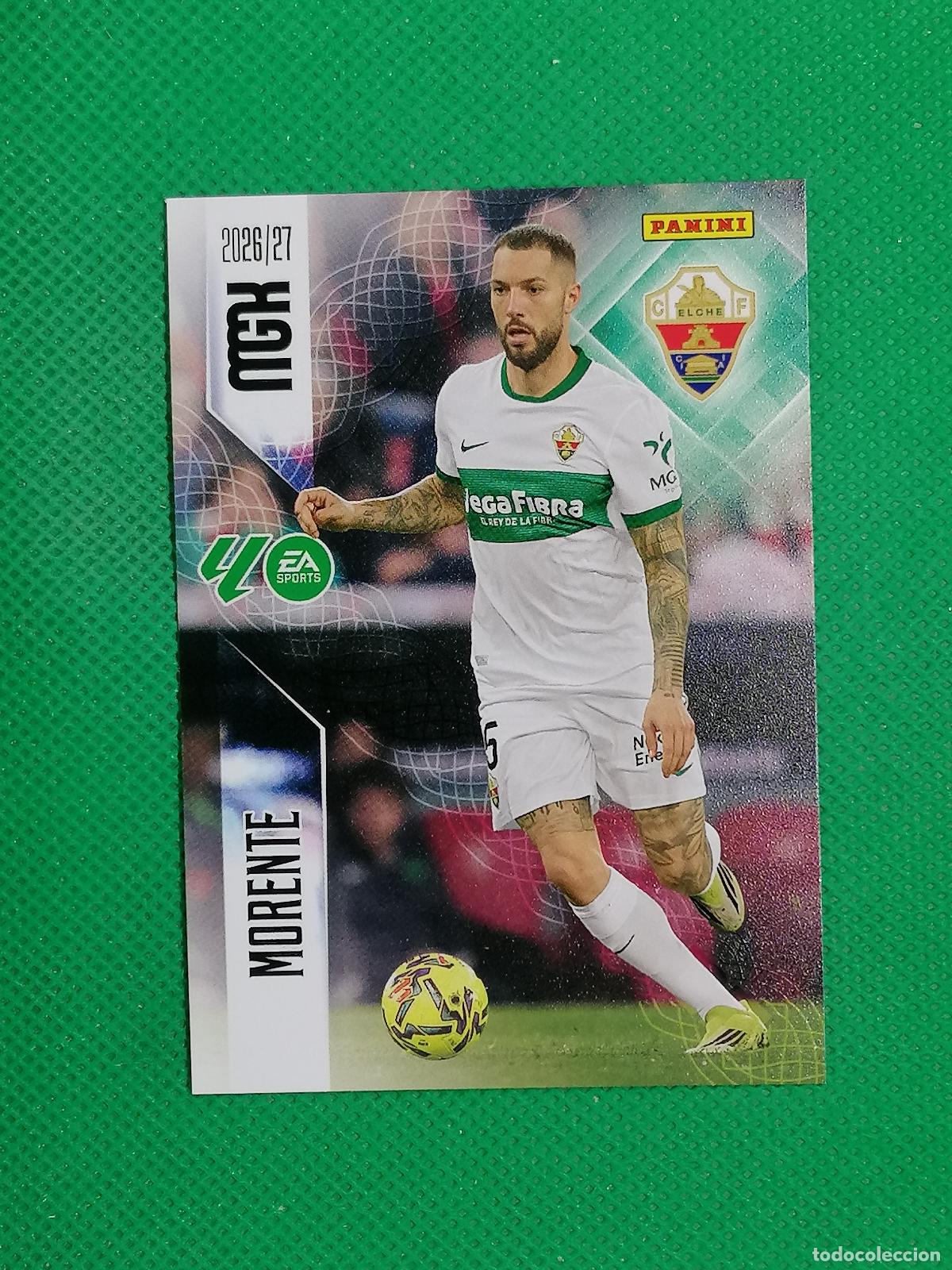 Cromos de f&uacute;tbol: 158 MORENTE ELCHE ⚽ MEGACRACKS LIGA 2026 2027 26 27 ⚽