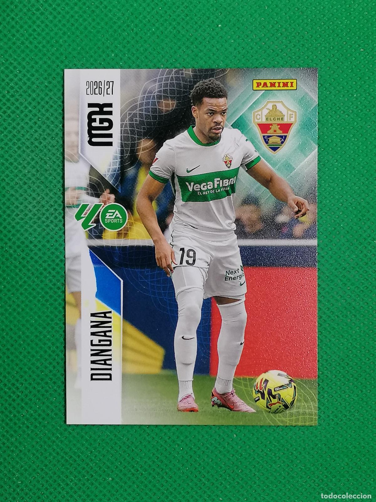 Cromos de f&uacute;tbol: 160 DIANGANA ELCHE ⚽ MEGACRACKS LIGA 2026 2027 26 27 ⚽