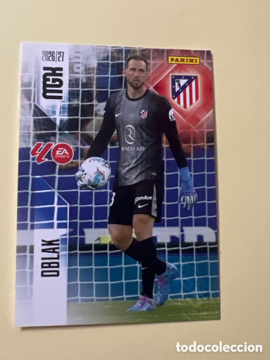 Cromos de f&uacute;tbol: C4636. 56 OBLAK ATLETICO DE MADRID FICHAS ALBUM MEGACRACKS 2026 2027 MGK 26 27