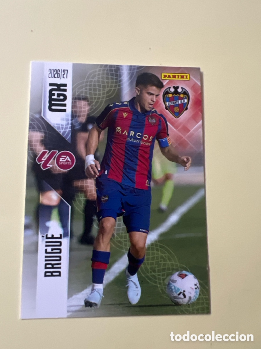 Cromos de f&uacute;tbol: C4645. E60. BRUGUE 213 - LEVANTE - FICHAS ALBUM MEGACRACKS 2026 2027 MGK 26 27