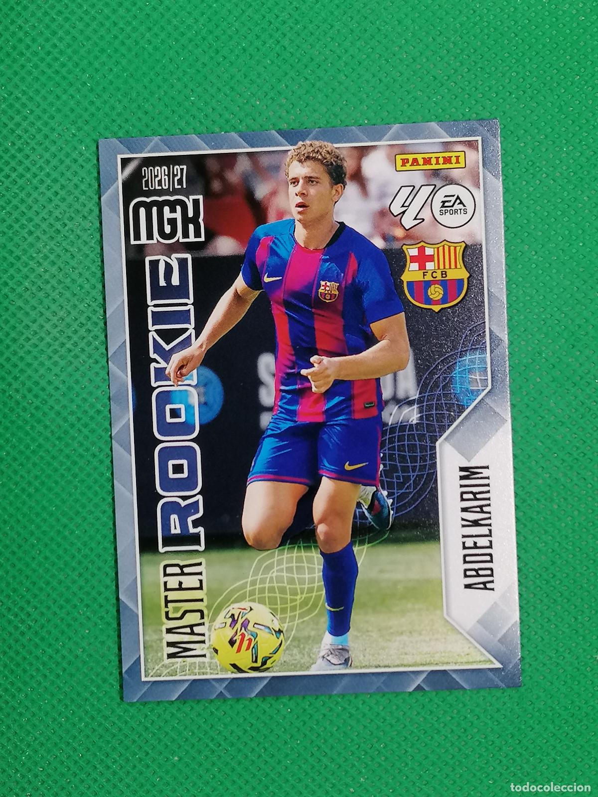 Cromos de f&uacute;tbol: 406 ABDELKARIM BARCELONA MASTER ROOKIE ⚽ MEGACRACKS LIGA 2026 2027 26 27 ⚽