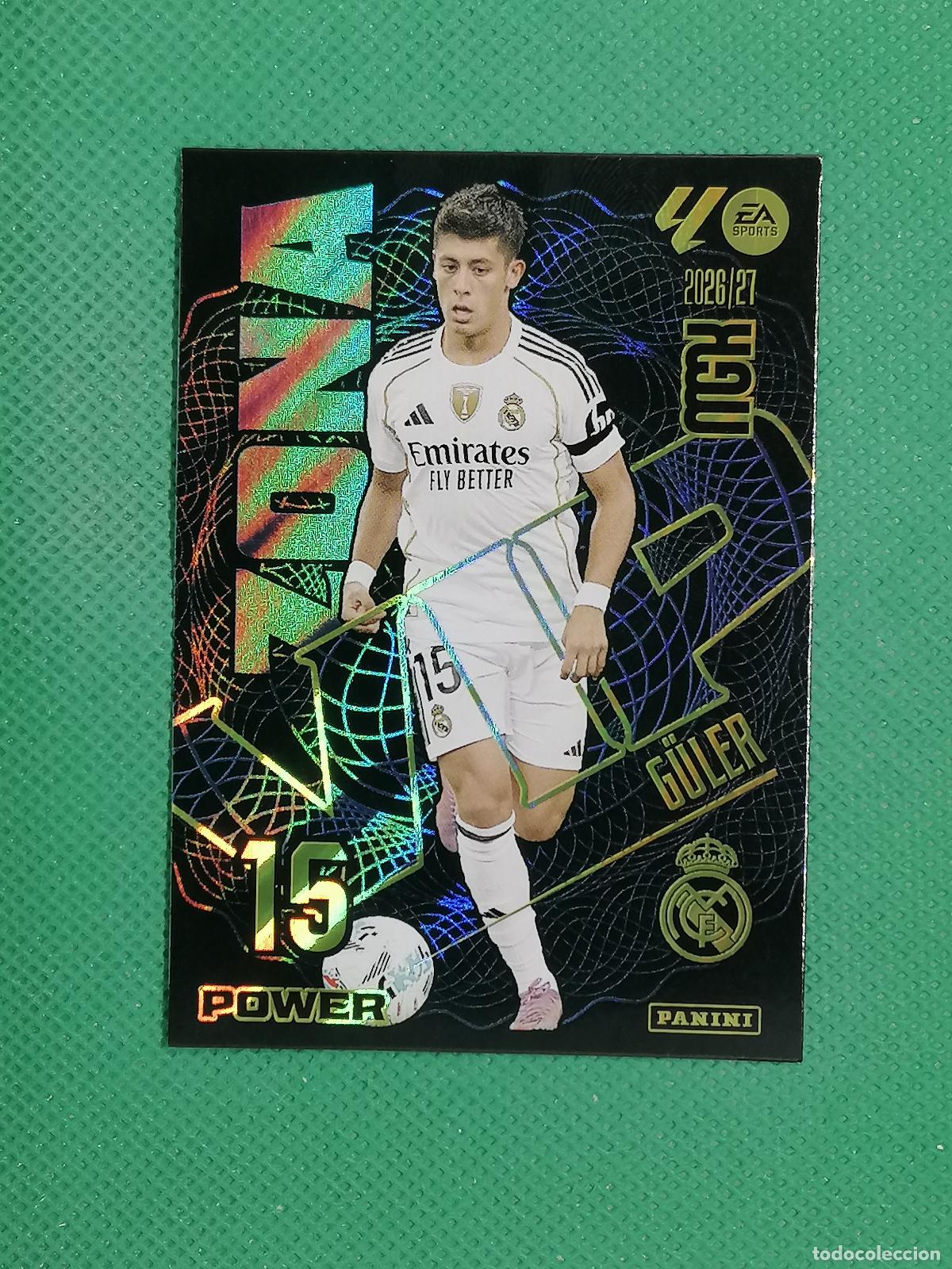 Cromos de f&uacute;tbol: 396 P 396P ARDA GULER REAL MADRID ZONA VIP POWER ⚽ MEGACRACKS LIGA 2026 2027 26 27 ⚽