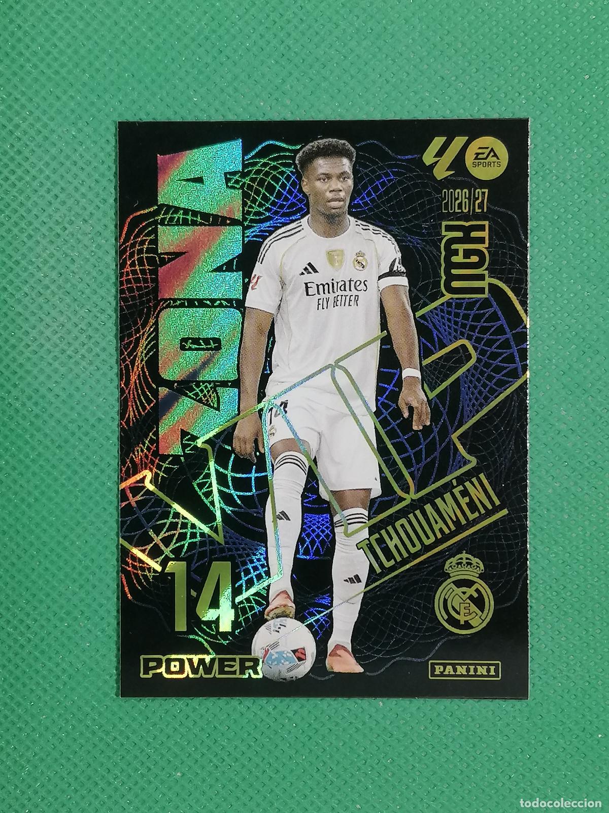 Cartes &agrave; collectionner de Football: 405 P 405P TCHOUAMENI REAL MADRID ZONA VIP POWER ⚽ MEGACRACKS LIGA 2026 2027 26 27 ⚽