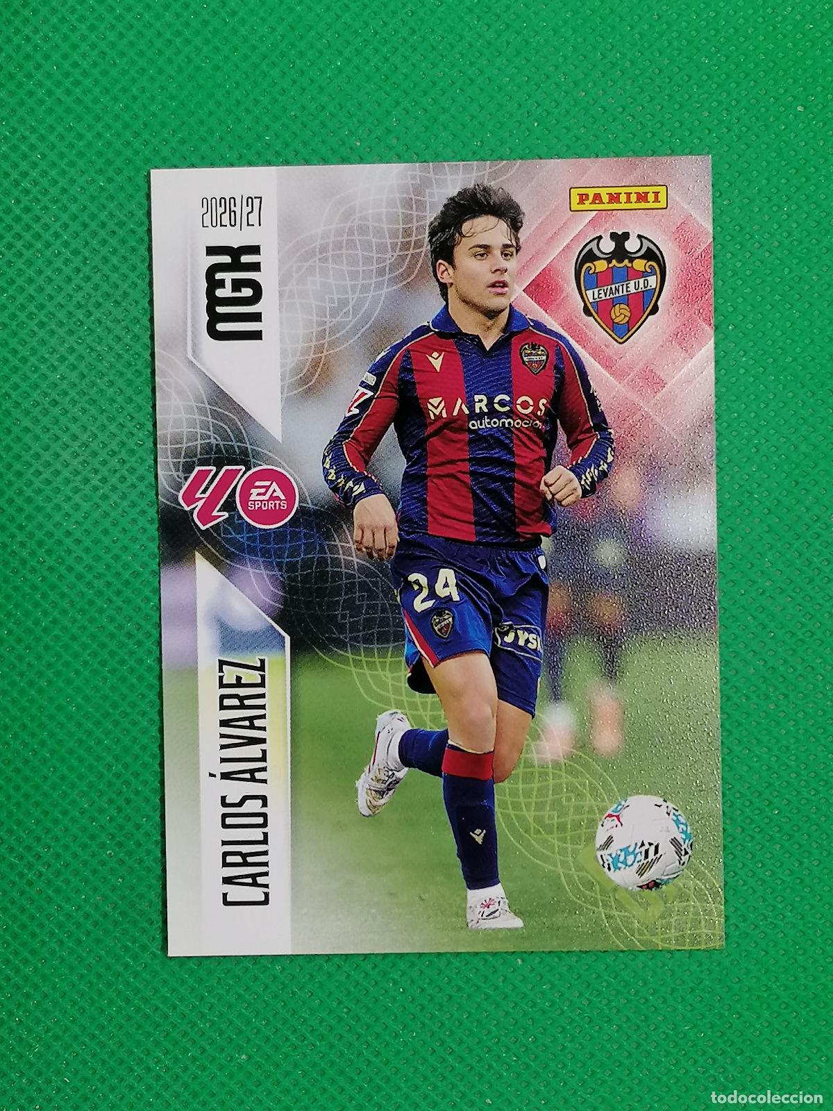 Cartes &agrave; collectionner de Football: 211 CARLOS ALVAREZ LEVANTE ⚽ MEGACRACKS LIGA 2026 2027 26 27 ⚽