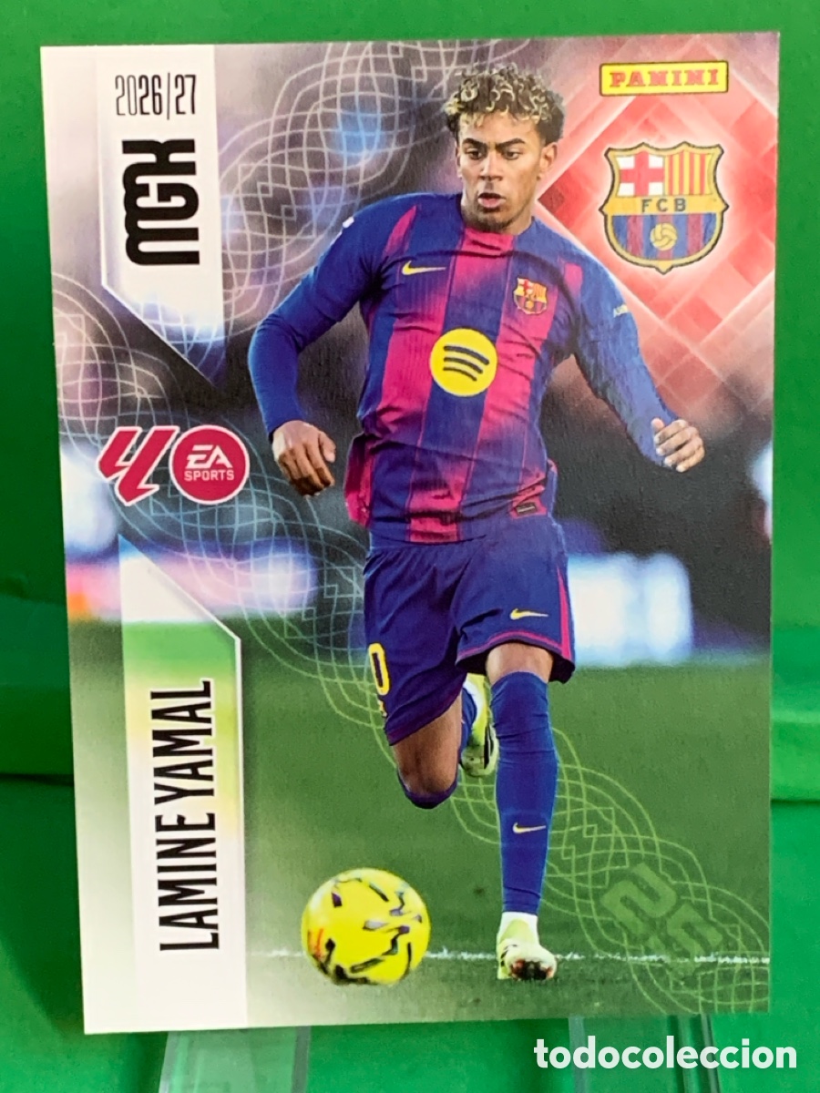 Fu&szlig;ball-Sticker: 89 LAMINE YAMAL BARCELONA MEGACRACKS LIGA 2026 2027 26 27