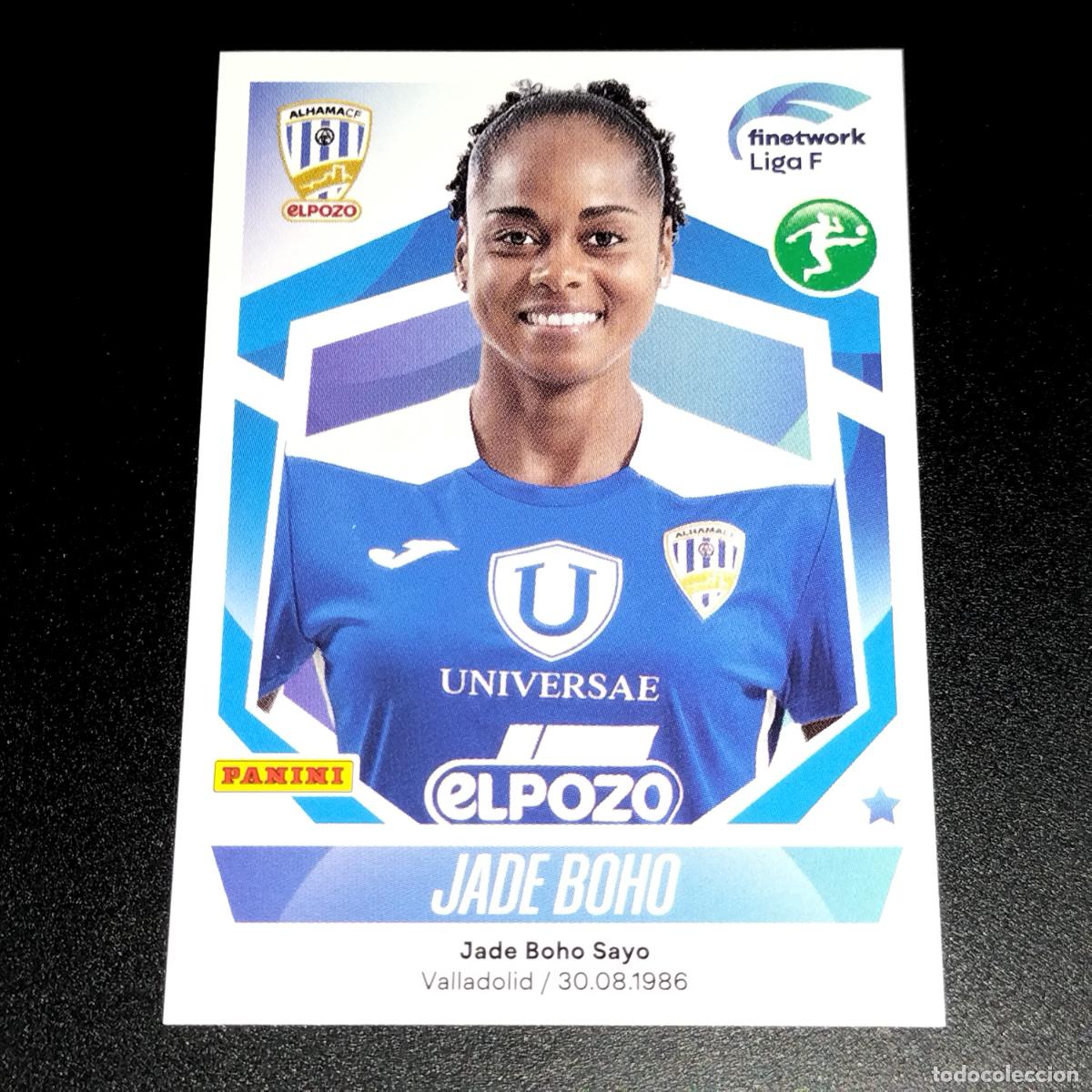 Cromos de f&uacute;tbol: N&ordm; 80 JADE BOHO ALHAMA EL POZO CROMOS FINETWORK LIGA F FEMENINA PANINI 2022 2023 22 23