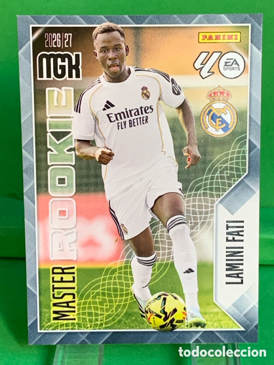 Cromos de f&uacute;tbol: 416 LAMINI FATI REAL MADRID MASTER ROOKIE MEGACRACKS LIGA 2026 2027 26 27