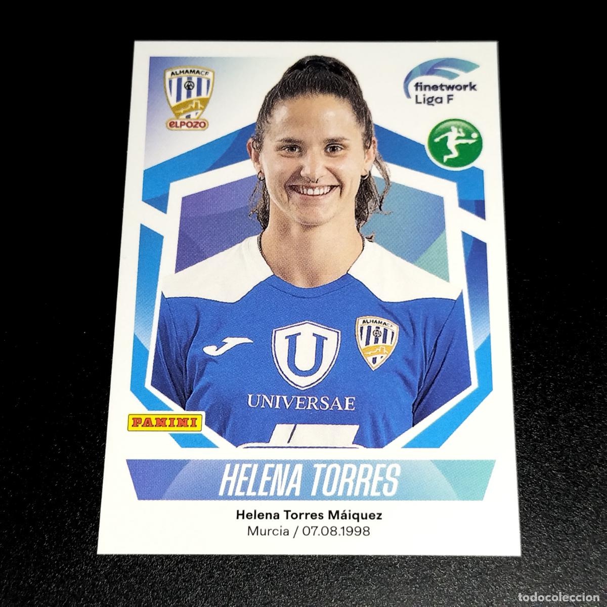 Cromos de f&uacute;tbol: N&ordm; 83 HELENA TORRES ALHAMA EL POZO CROMOS FINETWORK LIGA F FEMENINA PANINI 2022 2023 22 23