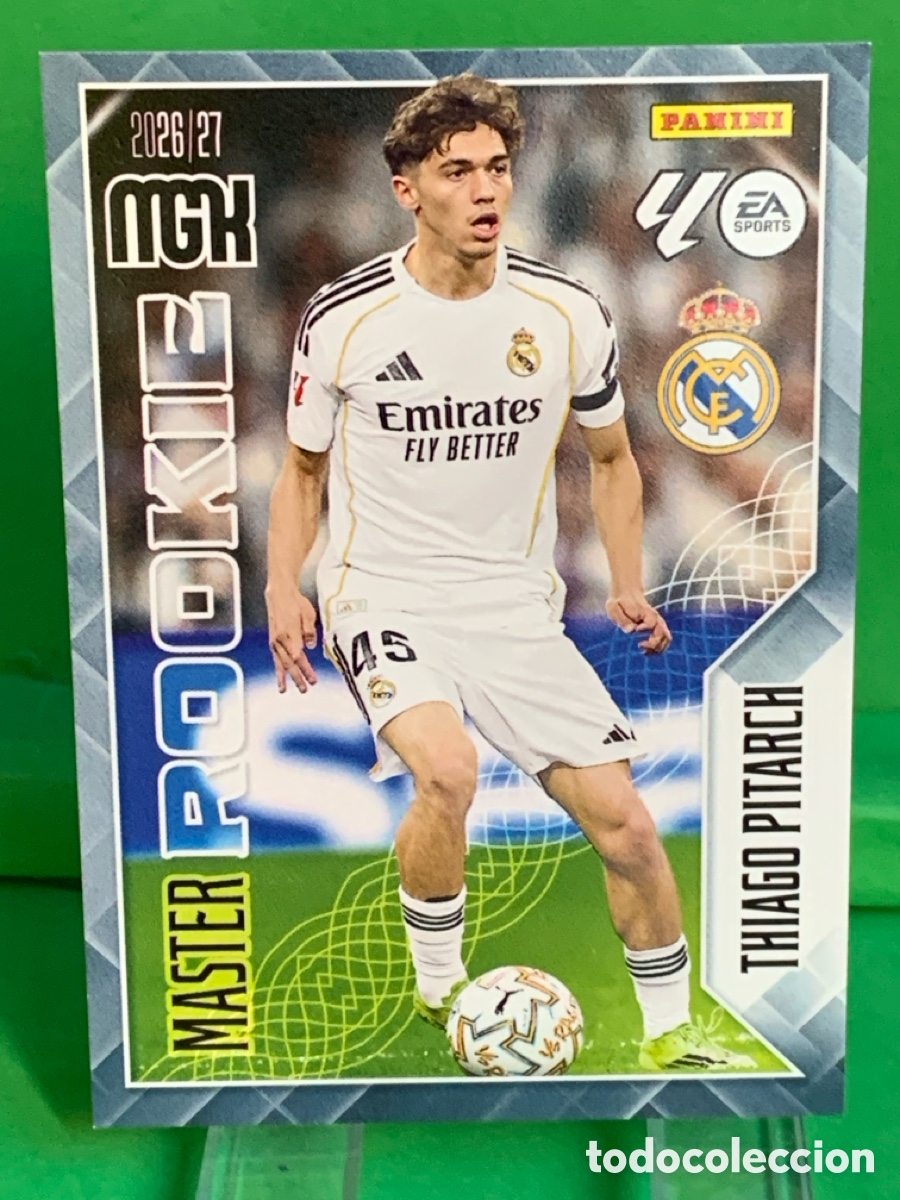 Cromos de f&uacute;tbol: 419 THIAGO PITARCH REAL MADRID MASTER ROOKIE MEGACRACKS LIGA 2026 2027 26 27