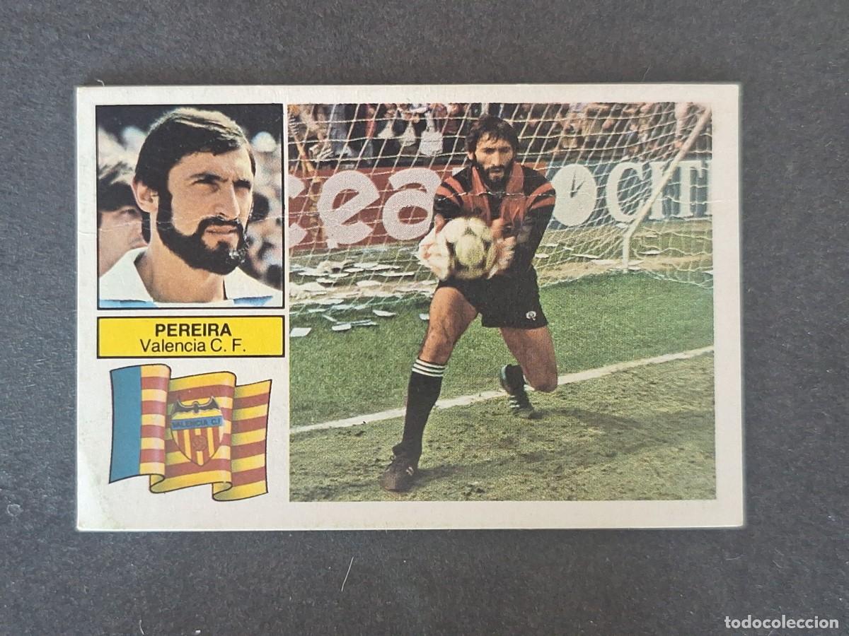 Cartes &agrave; collectionner de Football: L6 PEREIRA VALENCIA C. F. LIGA ESTE 1982 1983 82 83 DESPEGADO RECUPERADO DEL ALBUM