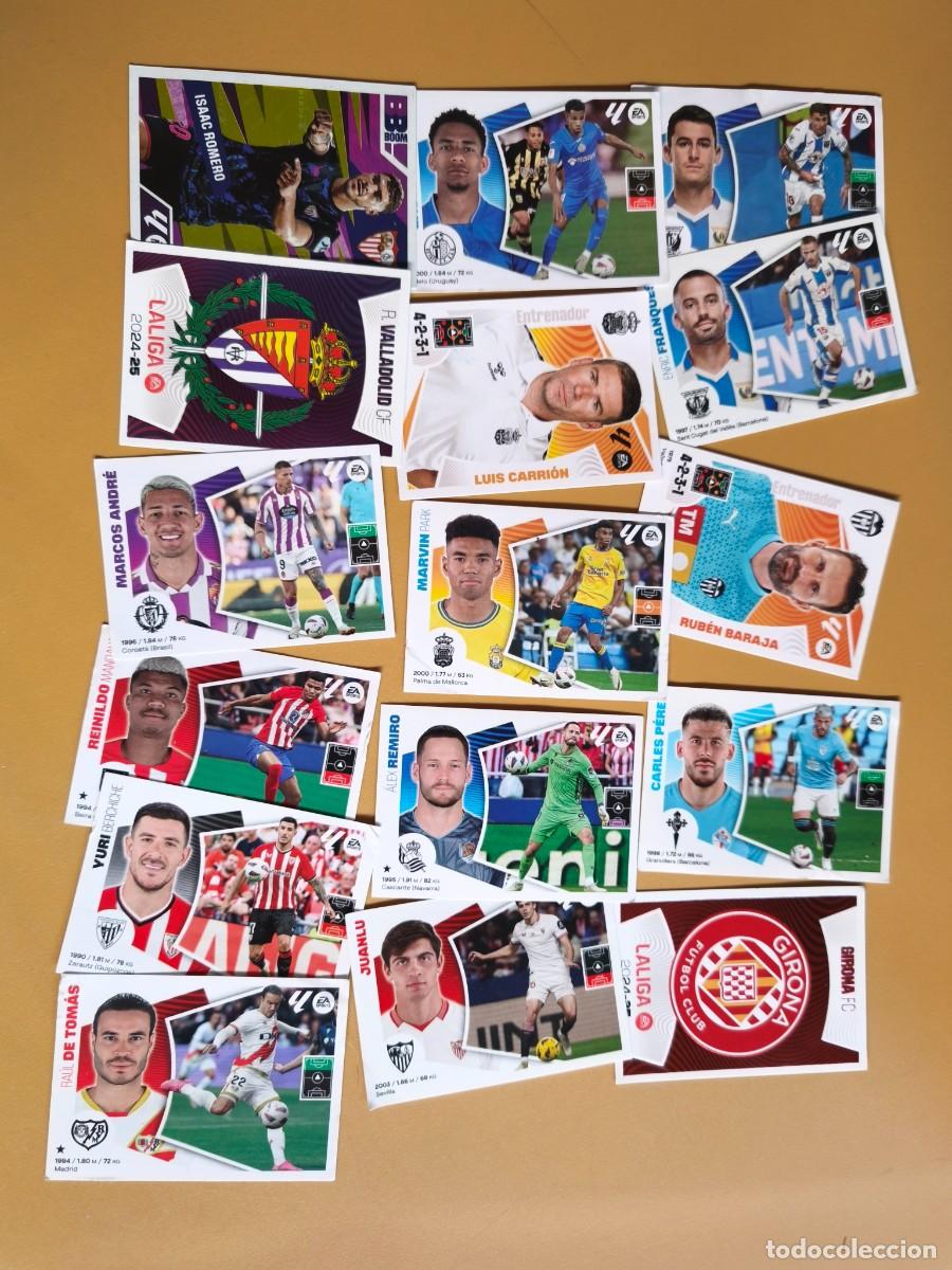 Cartes &agrave; collectionner de Football: liga 2024 25. contiene 16 cromos