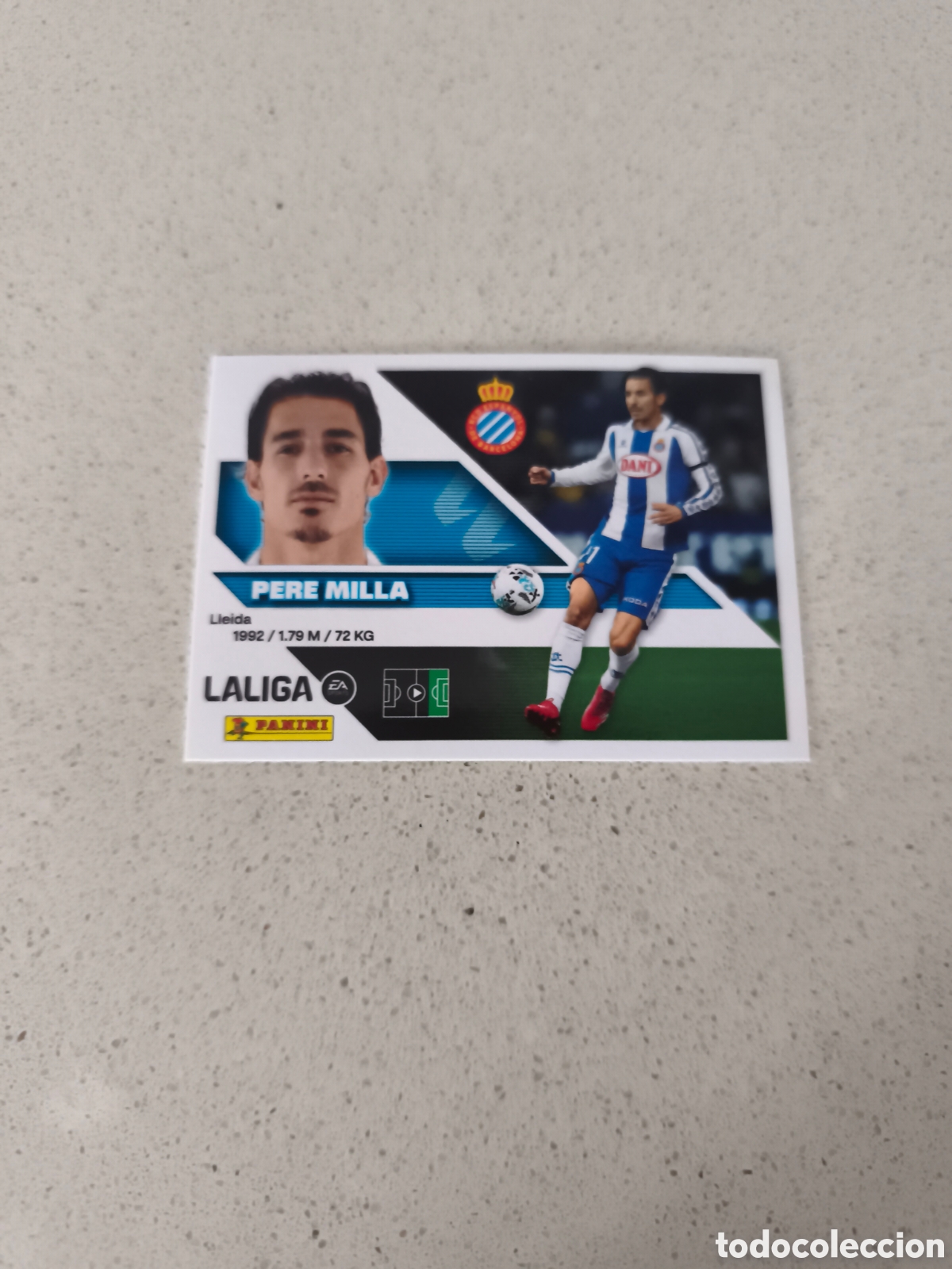Cartes &agrave; collectionner de Football: CROMO NUMERO 17 PERE MILLA ESPANYOL. LIGA ESTE 26/27. PANINI.