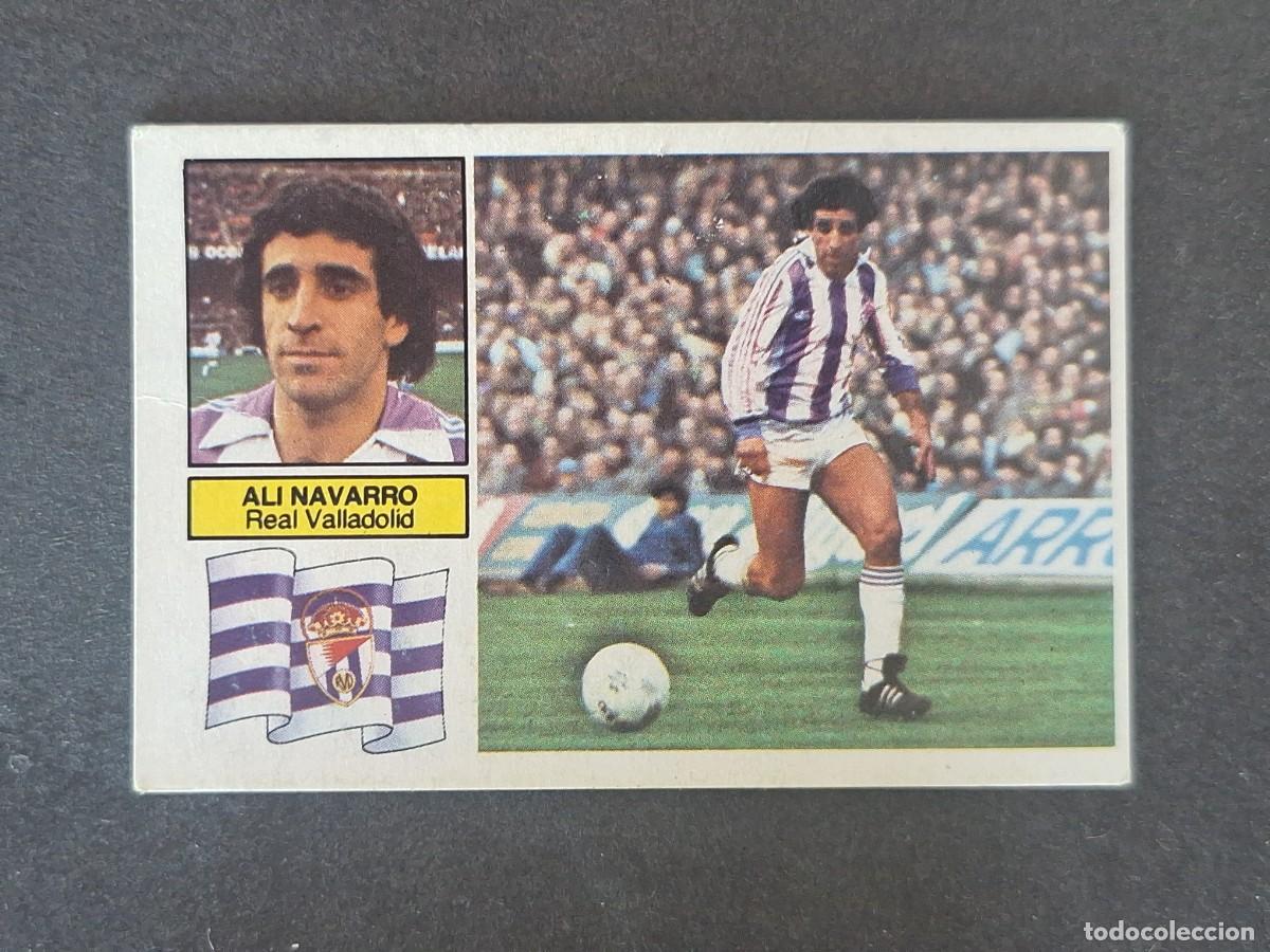 Cartes &agrave; collectionner de Football: L6 ALI NAVARRO REAL VALLADOLID LIGA ESTE 1982 1983 82 83 DESPEGADO RECUPERADO DEL ALBUM