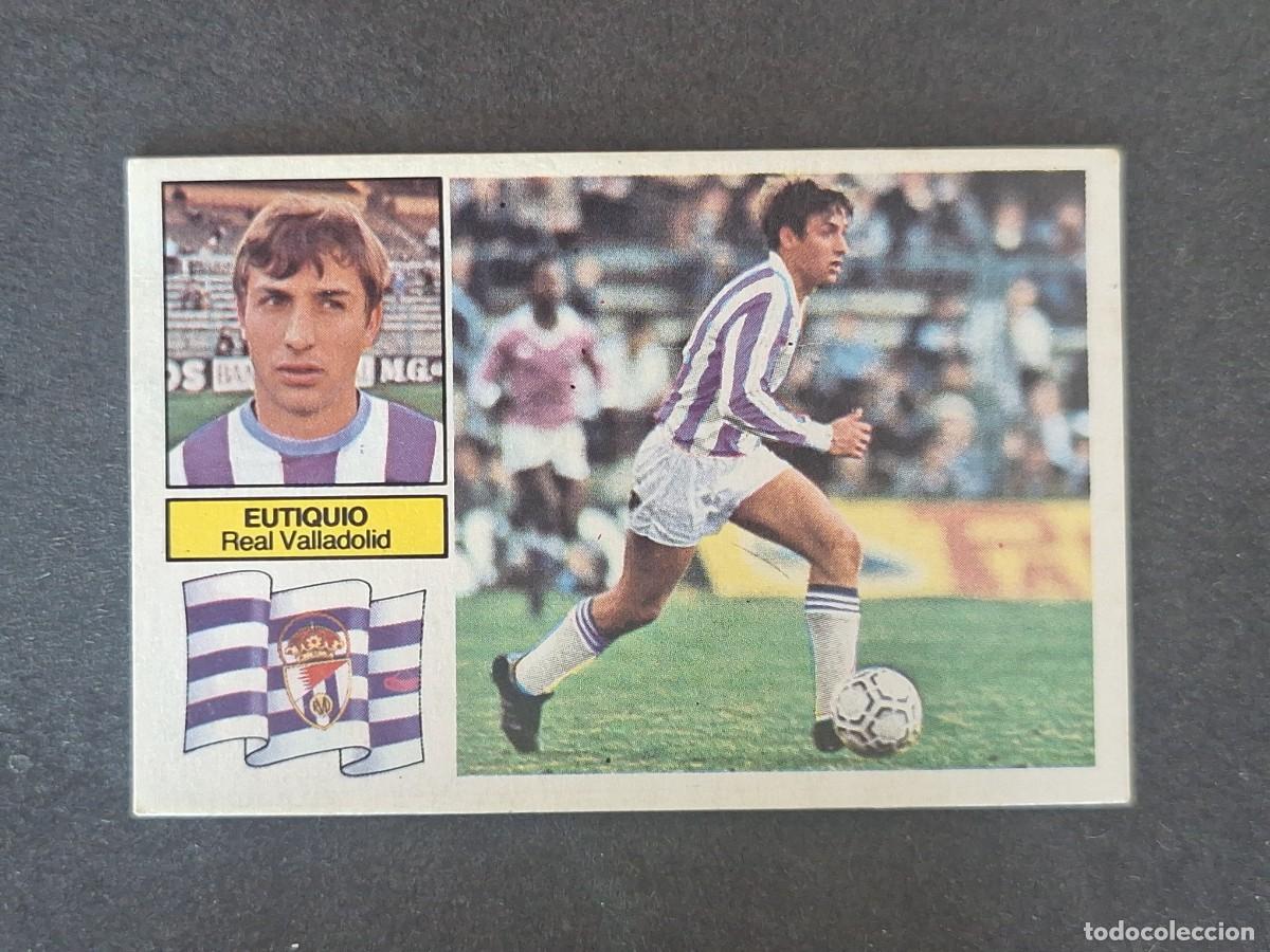 Cartes &agrave; collectionner de Football: L6 EUTIQUIO REAL VALLADOLID LIGA ESTE 1982 1983 82 83 DESPEGADO RECUPERADO DEL ALBUM