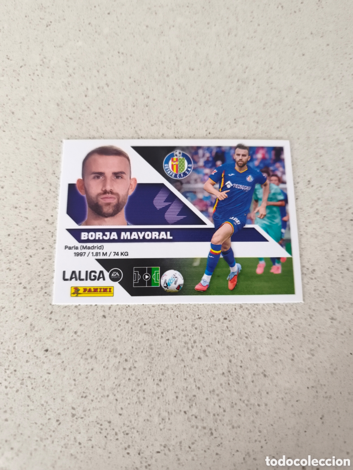 Cartes &agrave; collectionner de Football: CROMO NUMERO 18 BORJA MAYORAL GETAFE. LIGA ESTE 26/27. PANINI.