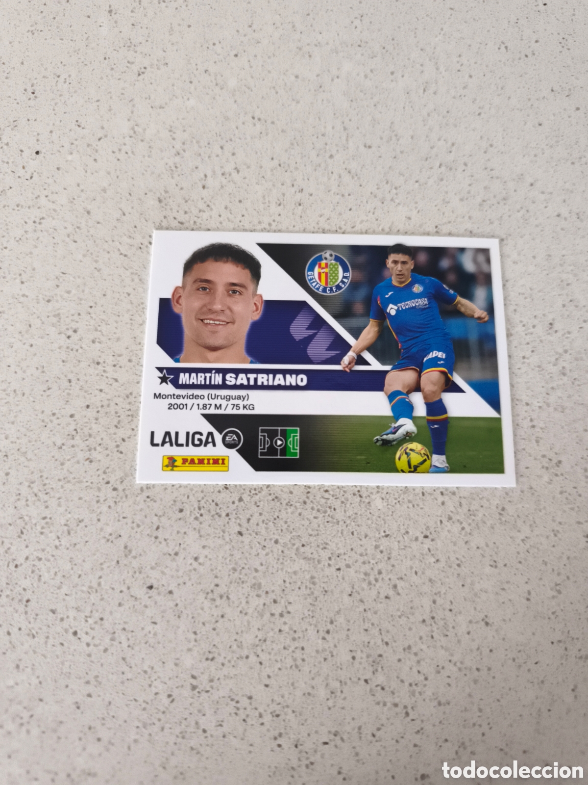 Cartes &agrave; collectionner de Football: CROMO NUMERO 20 SATRIANO MAYORAL GETAFE. LIGA ESTE 26/27. PANINI.