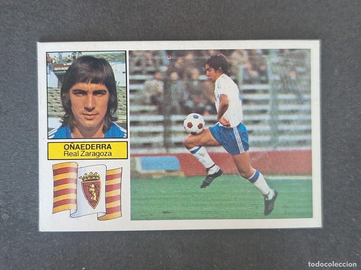 Cartes &agrave; collectionner de Football: L6 O&Ntilde;AEDERRA REAL ZARAGOZA LIGA ESTE 1982 1983 82 83 DESPEGADO RECUPERADO DEL ALBUM