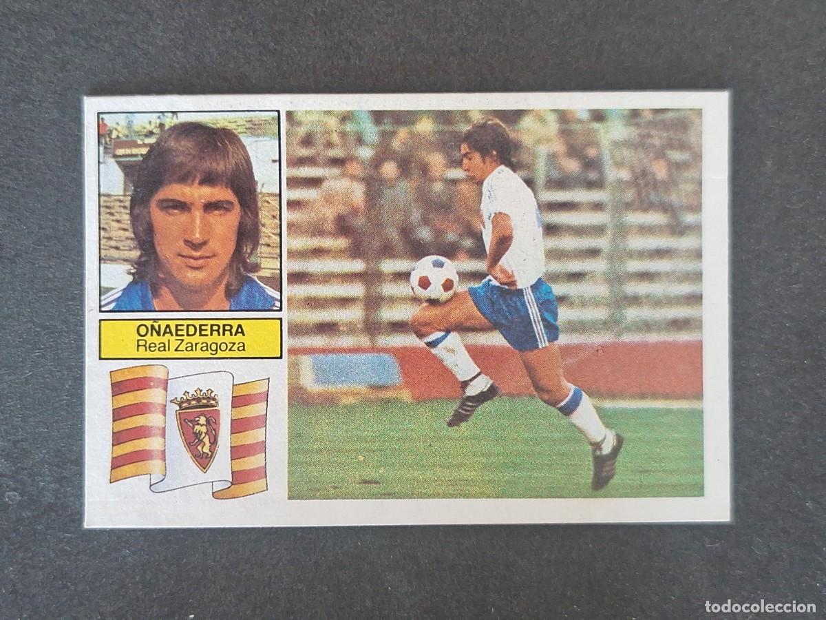 Cartes &agrave; collectionner de Football: L6 O&Ntilde;AEDERRA REAL ZARAGOZA LIGA ESTE 1982 1983 82 83 DESPEGADO RECUPERADO DEL ALBUM
