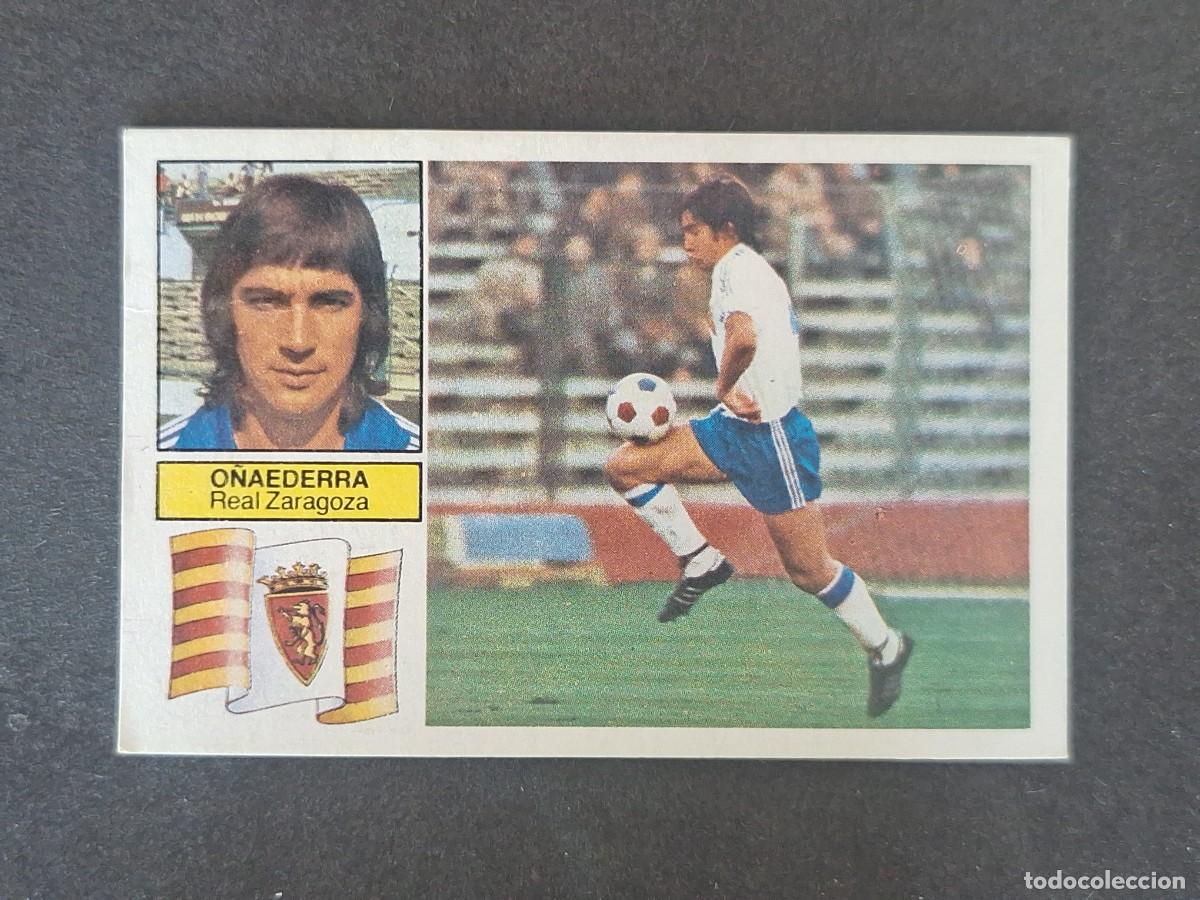 Cartes &agrave; collectionner de Football: L6 O&Ntilde;AEDERRA REAL ZARAGOZA LIGA ESTE 1982 1983 82 83 DESPEGADO RECUPERADO DEL ALBUM