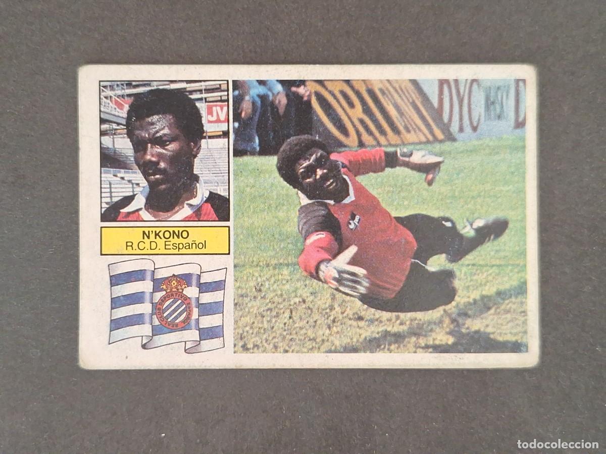 Fu&szlig;ball-Sticker: L6 N'KONO R. C. D. ESPA&Ntilde;OL COLOCA LIGA ESTE 1982 1983 82 83 DESPEGADO RECUPERADO