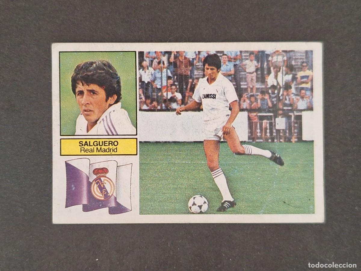 Fu&szlig;ball-Sticker: L6 SALGUERO REAL MADRID COLOCA LIGA ESTE 1982 1983 82 83 DESPEGADO RECUPERADO