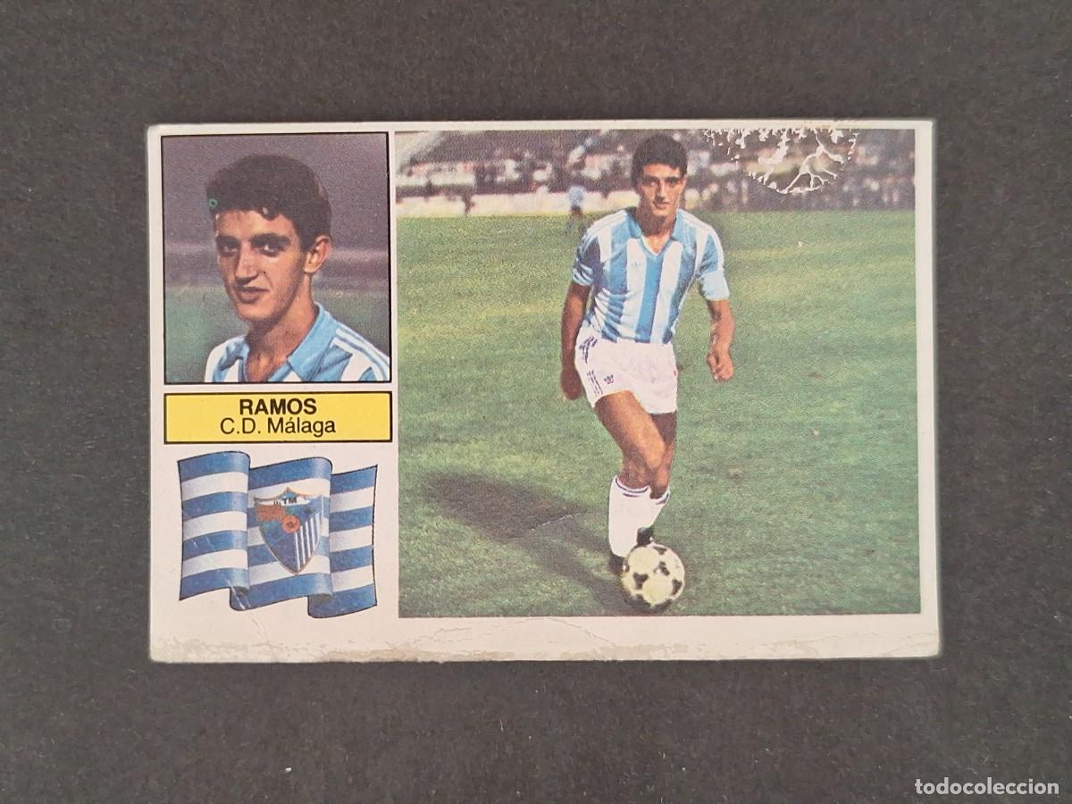 Fu&szlig;ball-Sticker: L6 RAMOS C. D. MALAGA COLOCA LIGA ESTE 1982 1983 82 83 DESPEGADO RECUPERADO