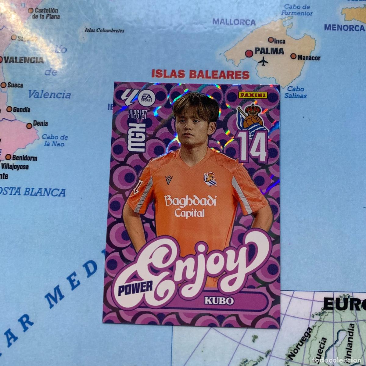 Fu&szlig;ball-Sticker: Kubo serie enjoy power n&uacute;mero P384 de la Real Sociedad megacracks 26-27 2026-2027