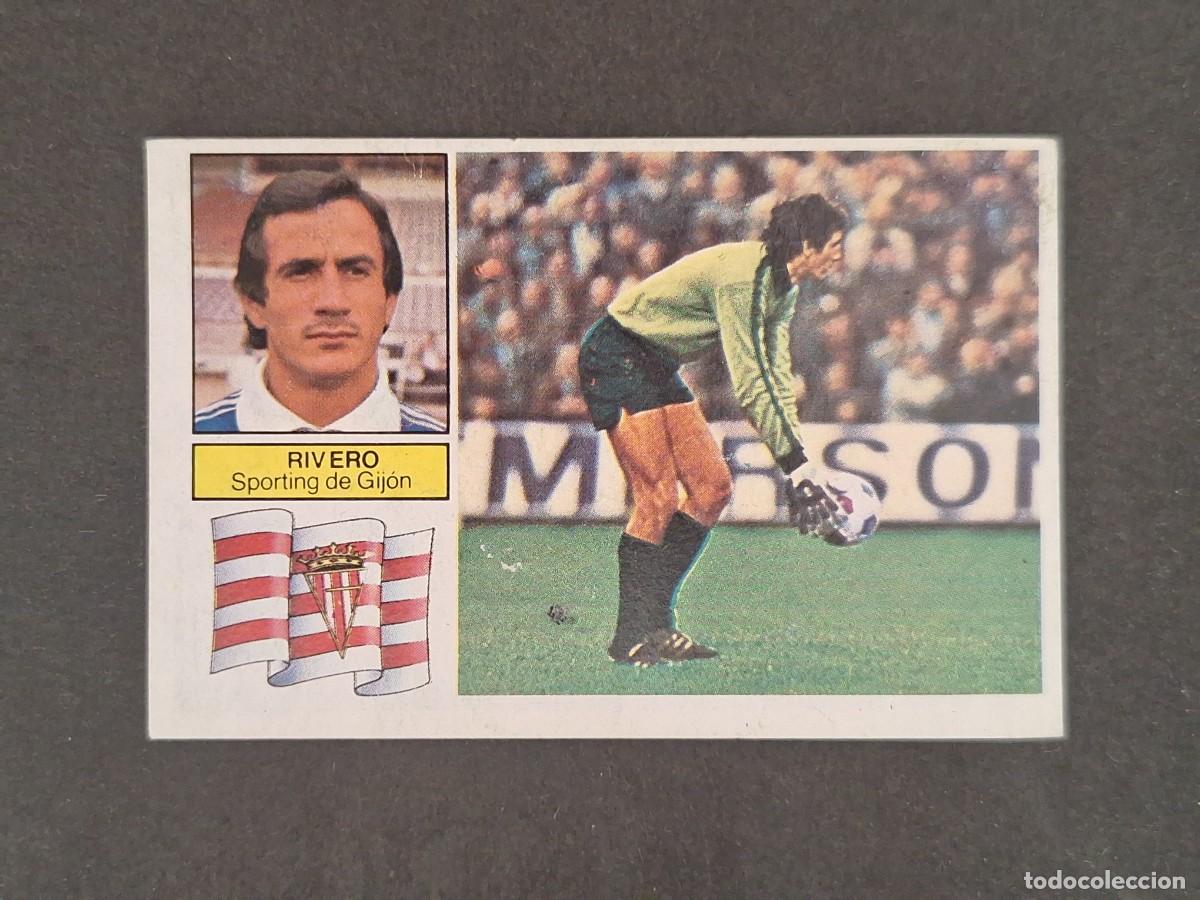 Fu&szlig;ball-Sticker: L6 RIVERO SPORTING DE GIJON COLOCA LIGA ESTE 1982 1983 82 83 DESPEGADO RECUPERADO