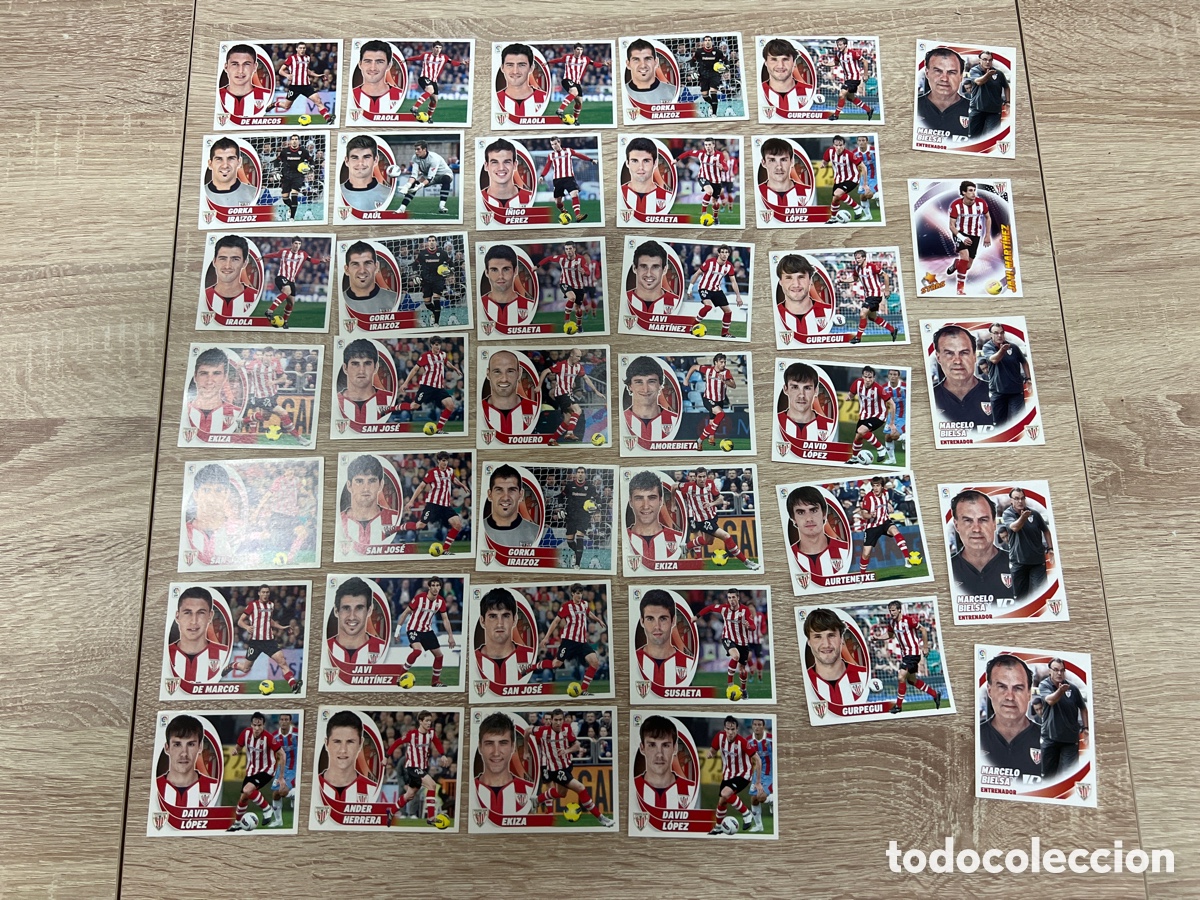 Cromos de f&uacute;tbol: 2012-13 ATH BILBAO LOTE DE 39 CROMOS SIN PEGAR EDICIONES ESTE