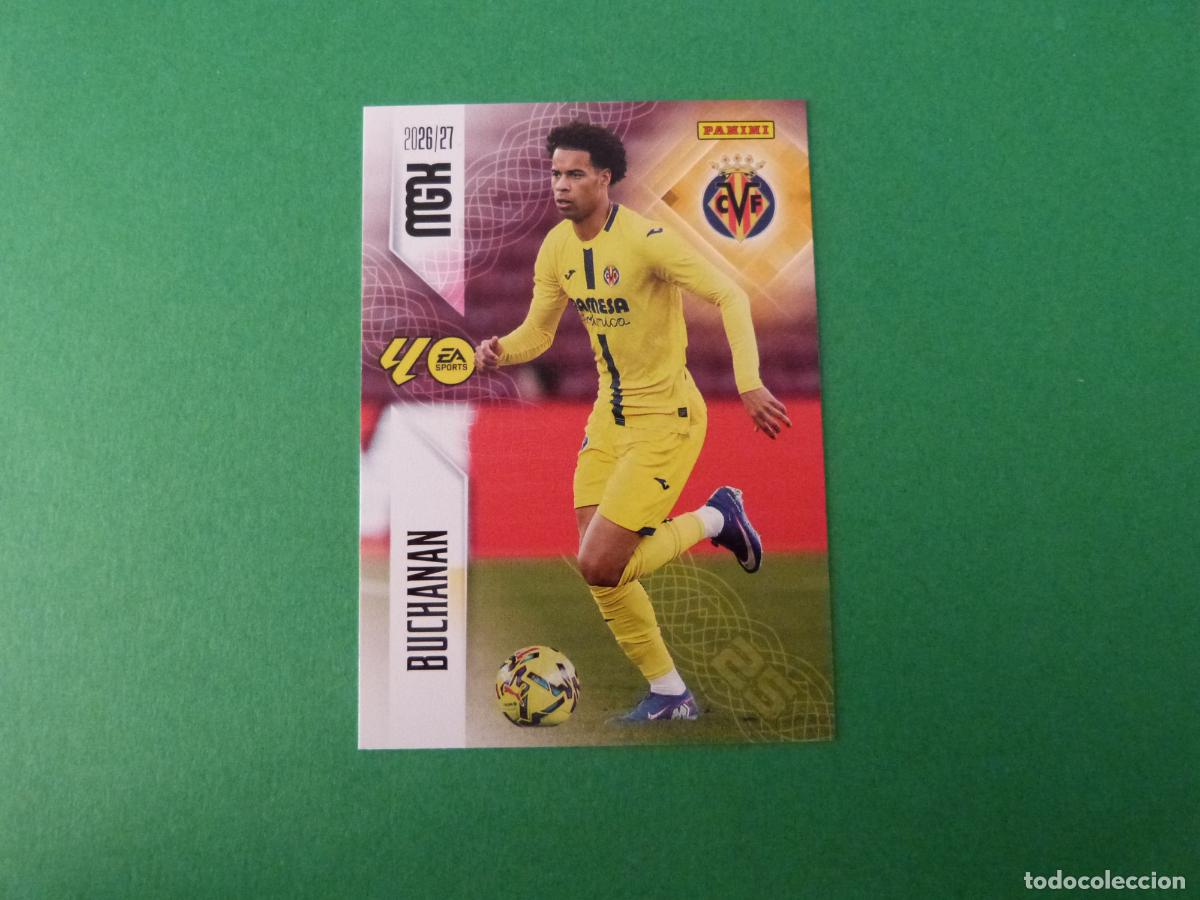 Cromos de f&uacute;tbol: TRADING CARD FUTBOL BUCHANAN VILLARREAL C.F. N&ordm; 374 LIGA MEGACRACKS 2026-2027/26-27 PANINI