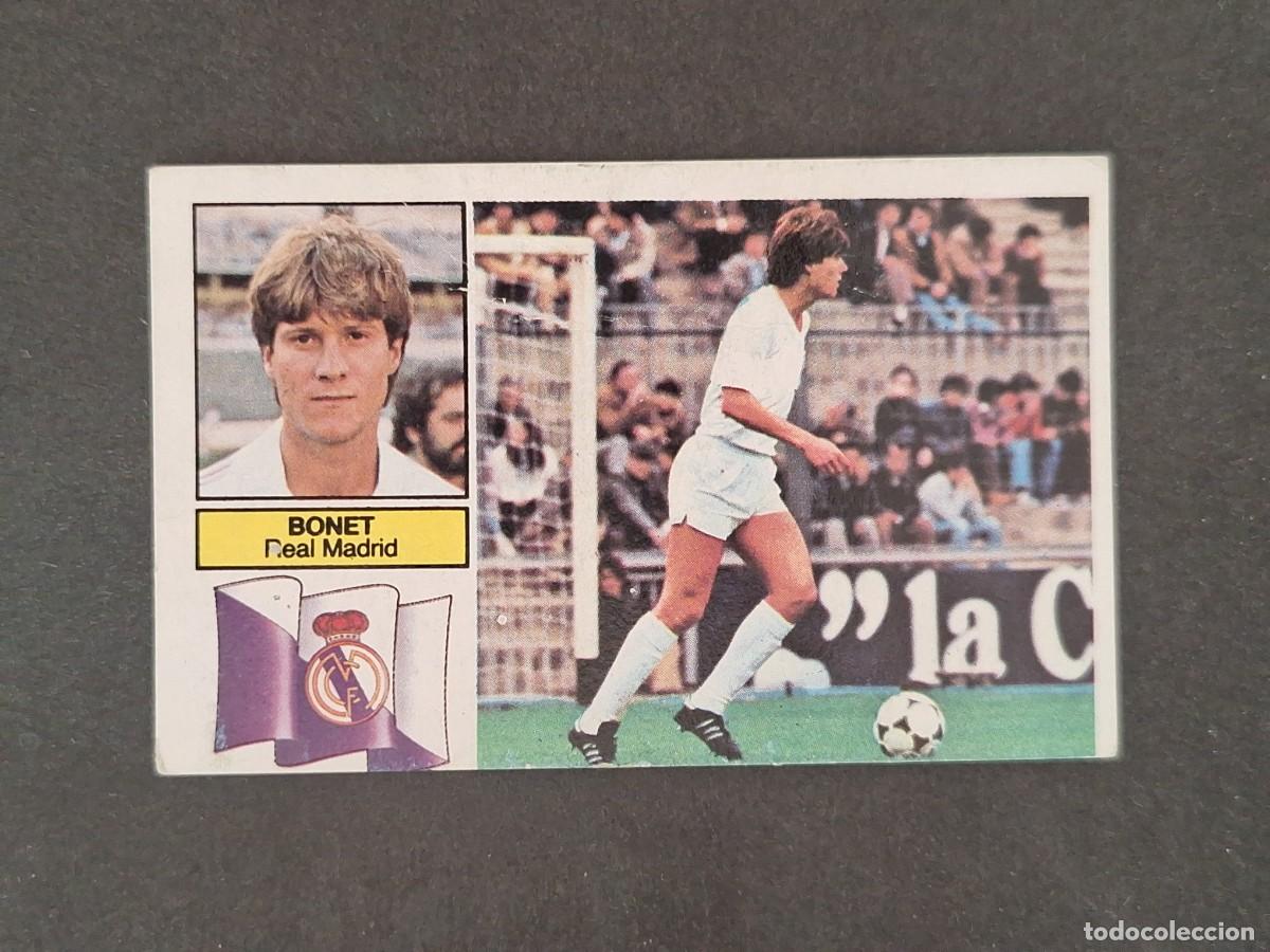 Cromos de f&uacute;tbol: L6 BONET REAL MADRID FICHAJE 7 LIGA ESTE 1982 1983 82 83 DESPEGADO RECUPERADO