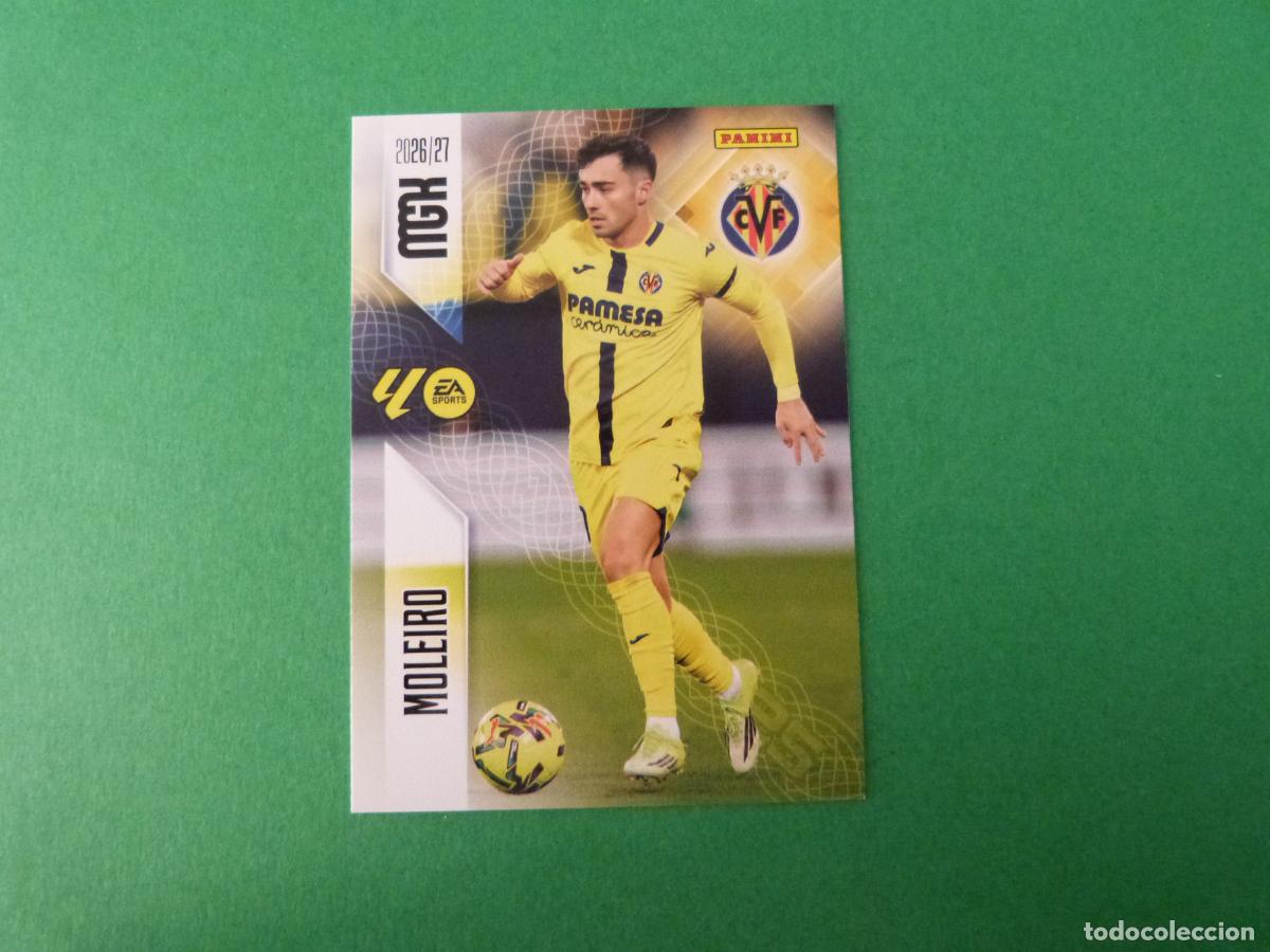Cromos de f&uacute;tbol: TRADING CARD FUTBOL MOLEIRO VILLARREAL C.F. N&ordm; 373 LIGA MEGACRACKS 2026-2027/26-27 PANINI